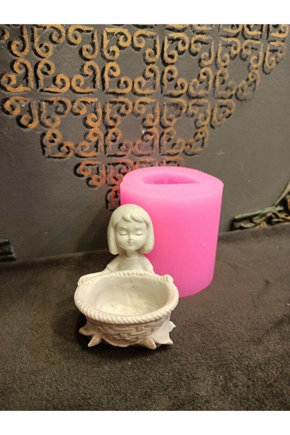 Kalıpcınızburada Lokumcu Kız Si̇li̇kon Kalıp- K5538