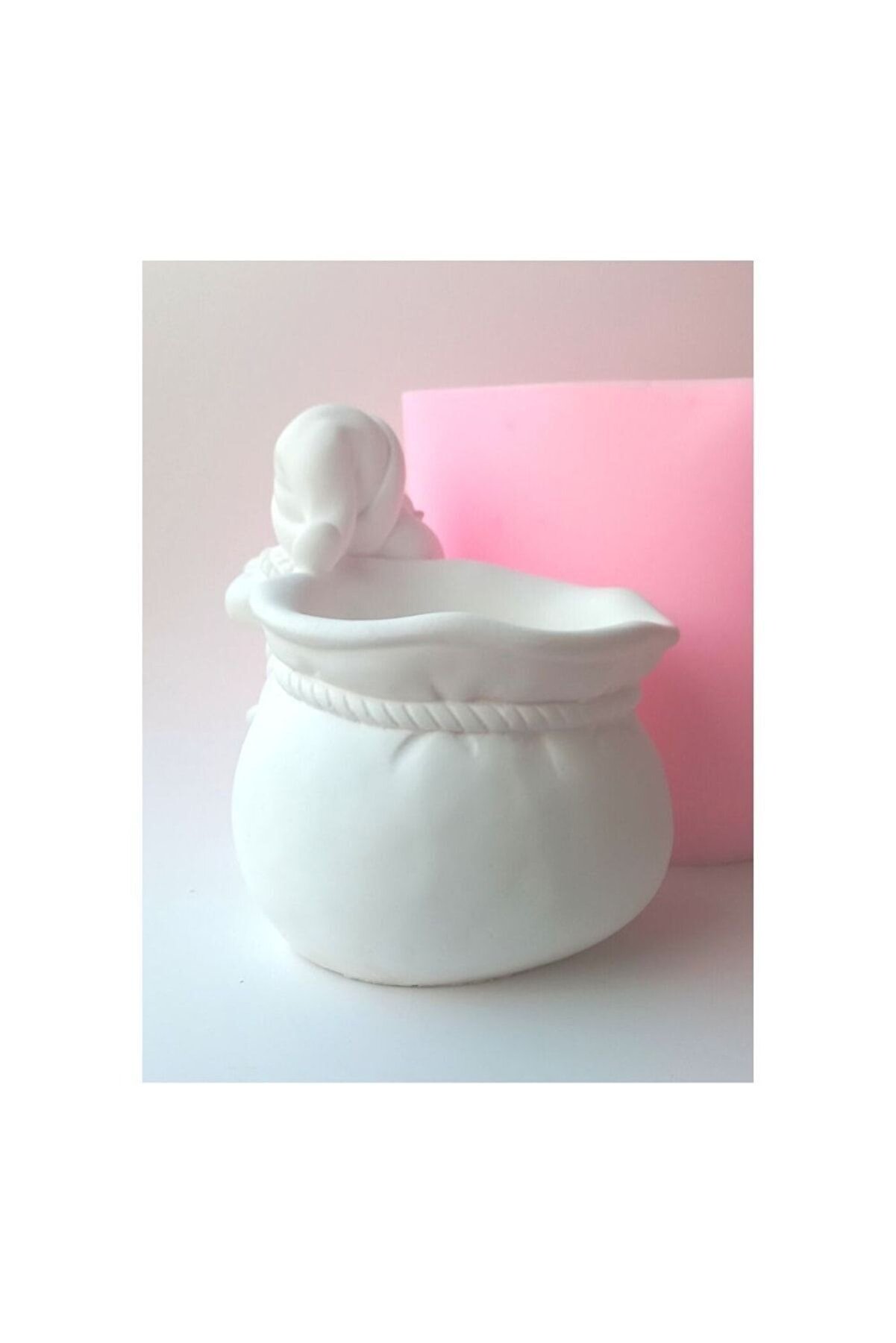 Kalıpcınızburada Noel Baba Saksı Si̇li̇kon Kalıp