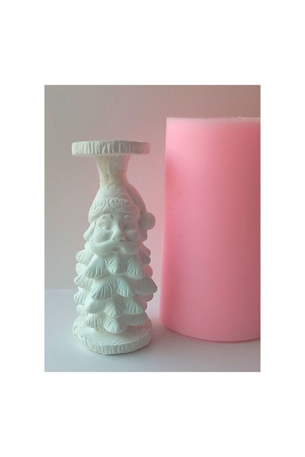 Kalıpcınızburada Noel Baba Şamdan Si̇li̇kon Kalıp