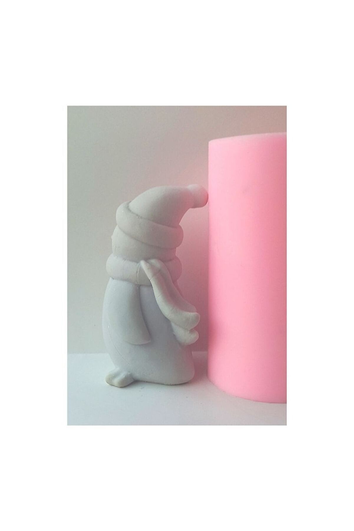 Kalıpcınızburada Şapkalı Penguen Si̇li̇kon Kalıp