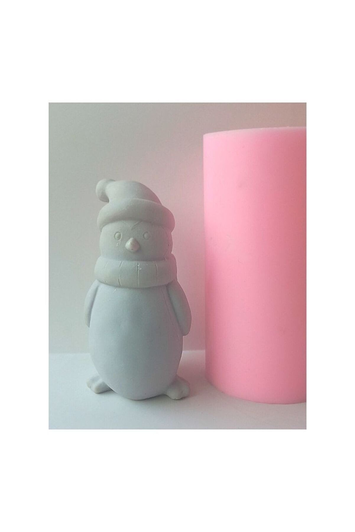 Kalıpcınızburada Şapkalı Penguen Si̇li̇kon Kalıp