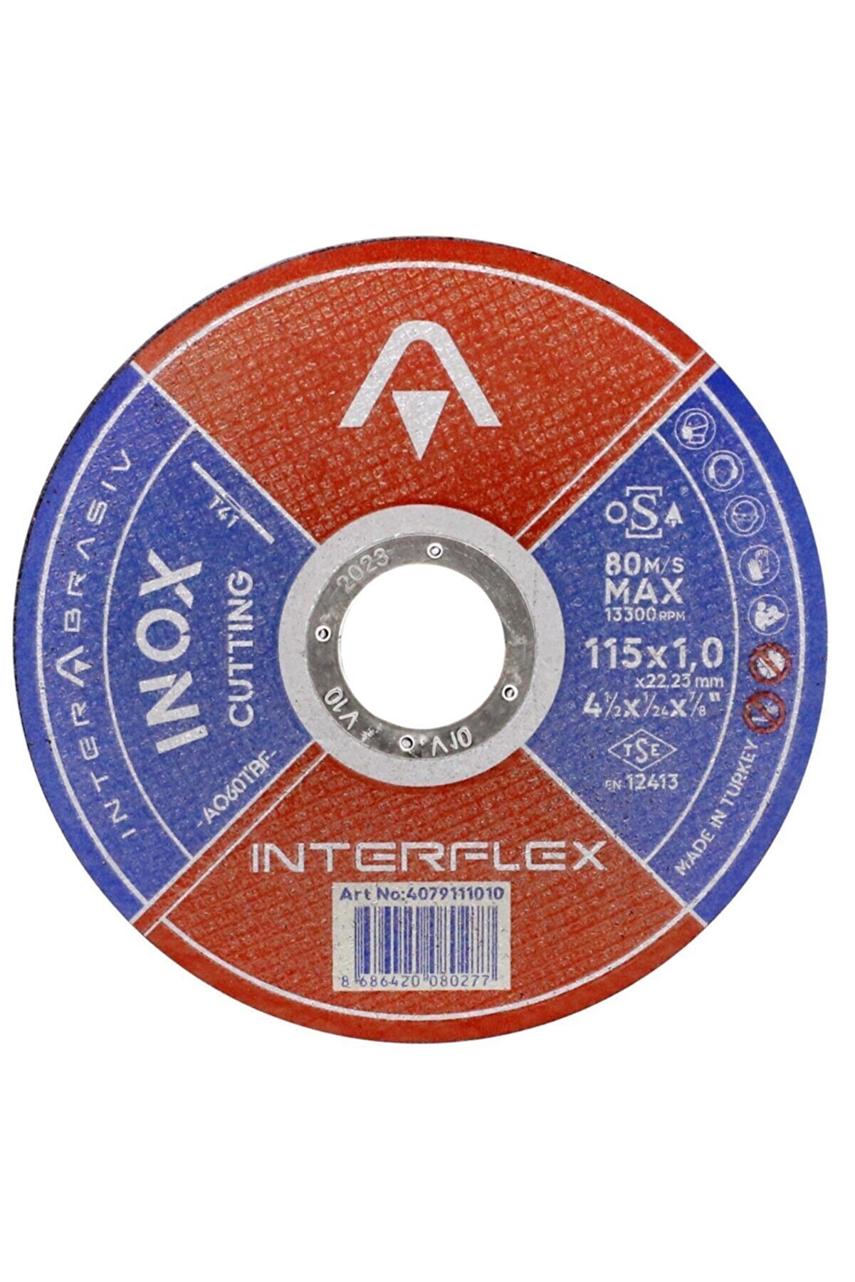 Interflex Inox Metal Kesi̇ci̇ Taş Di̇sk 115X1.0X22.23 Mm