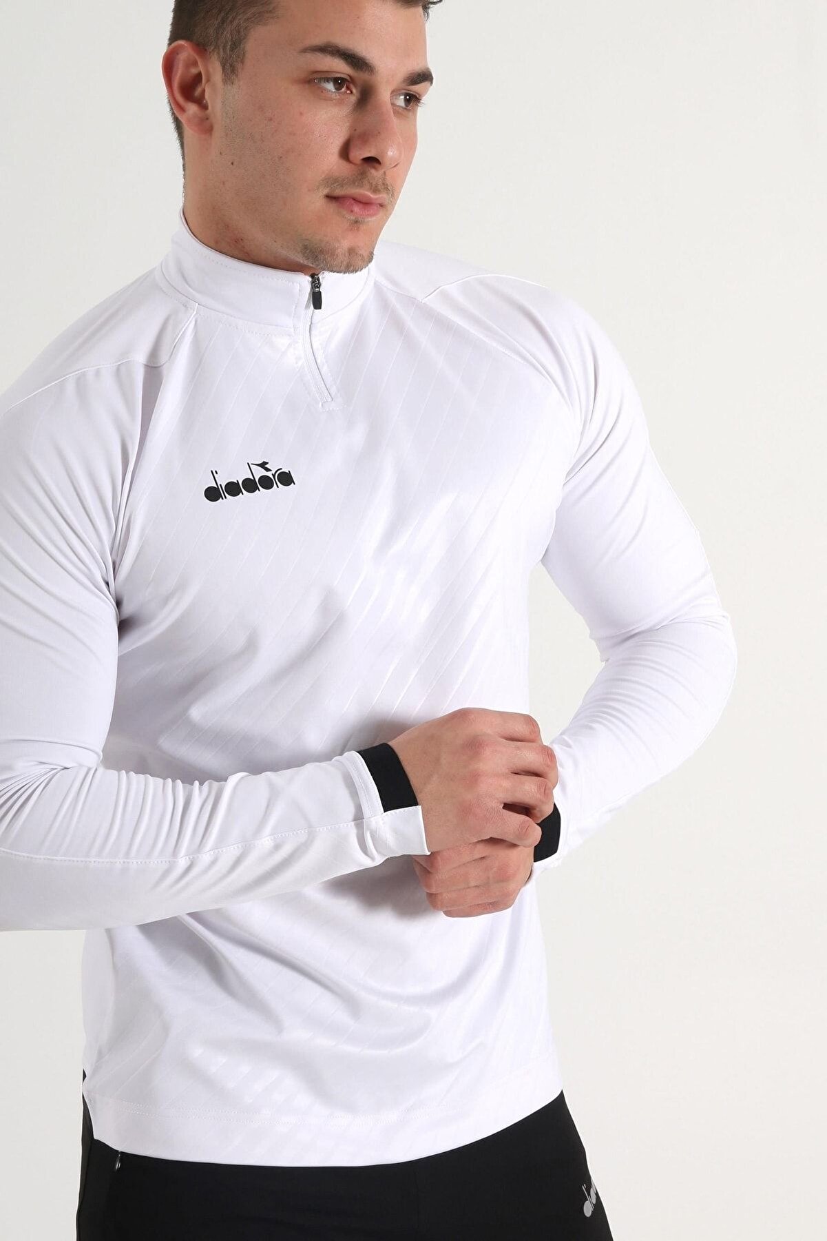 Di̇adora Eli̇te Antrenman Eşofmanı Tek Üst Beyaz