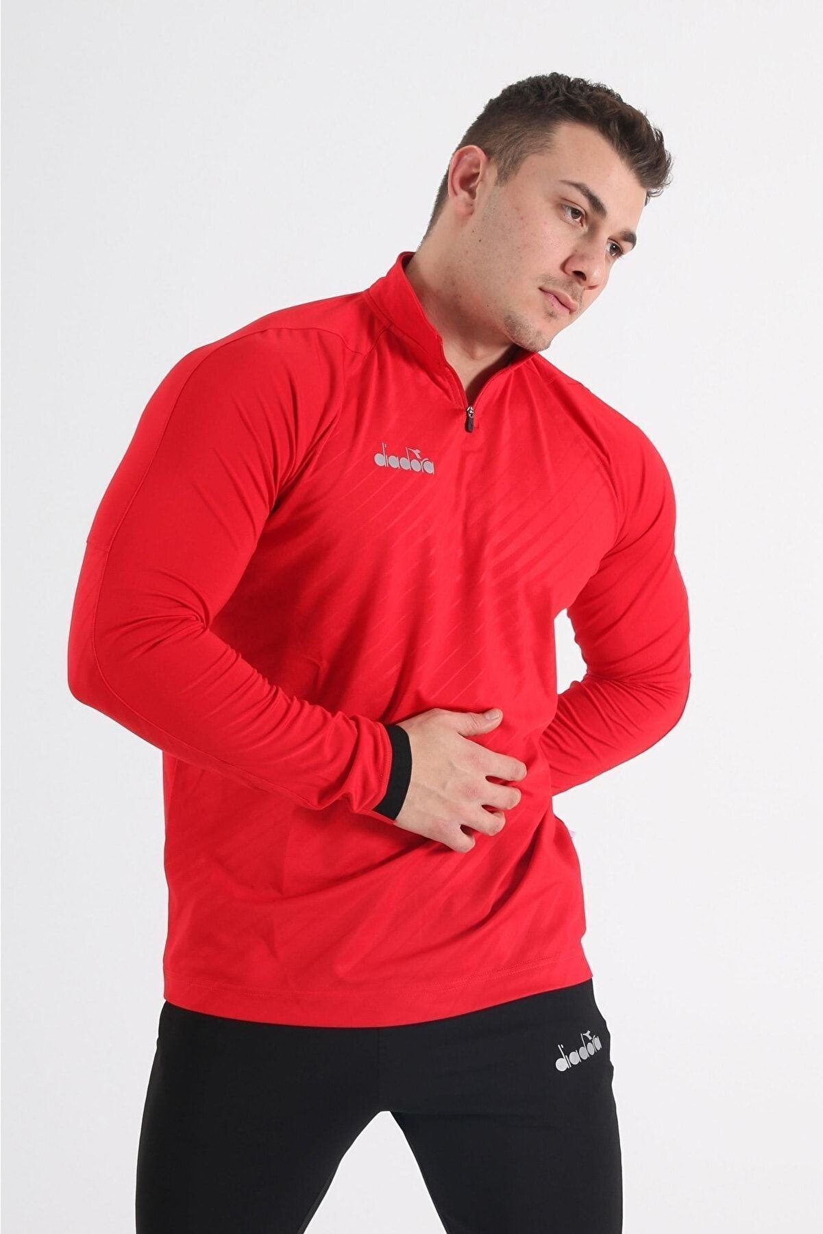 Di̇adora Eli̇te Antrenman Eşofmanı Tek Üst Kırmızı