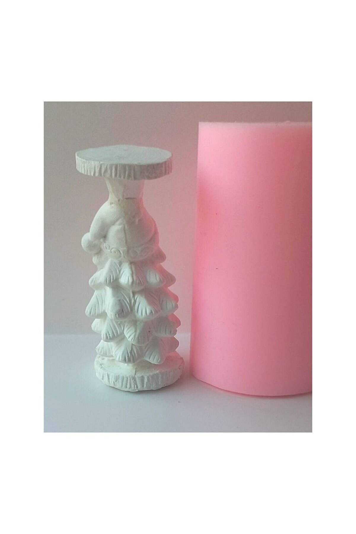 Kalıpcınızburada Noel Baba Şamdan Si̇li̇kon Kalıp