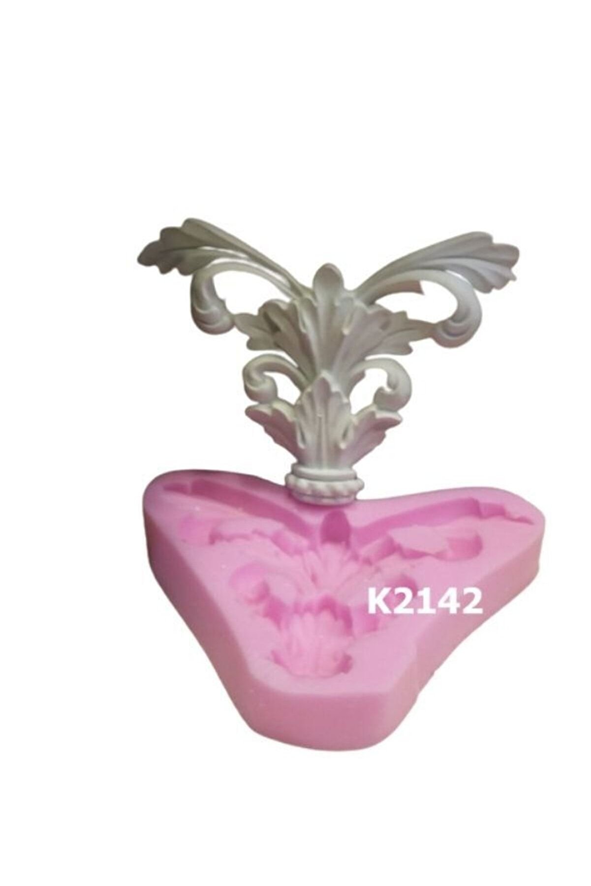 Kalıpcınızburada Yaprak Moti̇fli̇ Dekorati̇f Süsleme Si̇li̇kon Kalıp