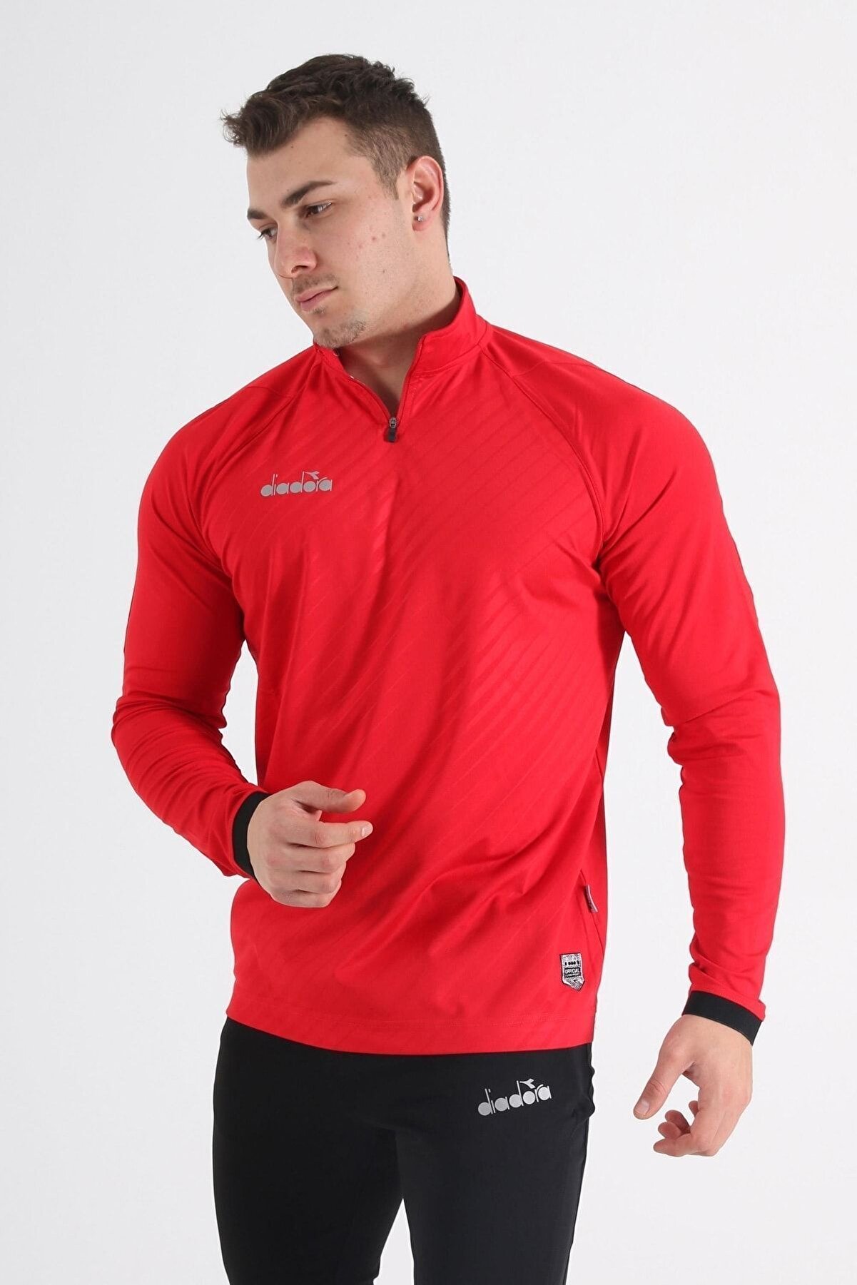 Di̇adora Eli̇te Antrenman Eşofmanı Tek Üst Kırmızı