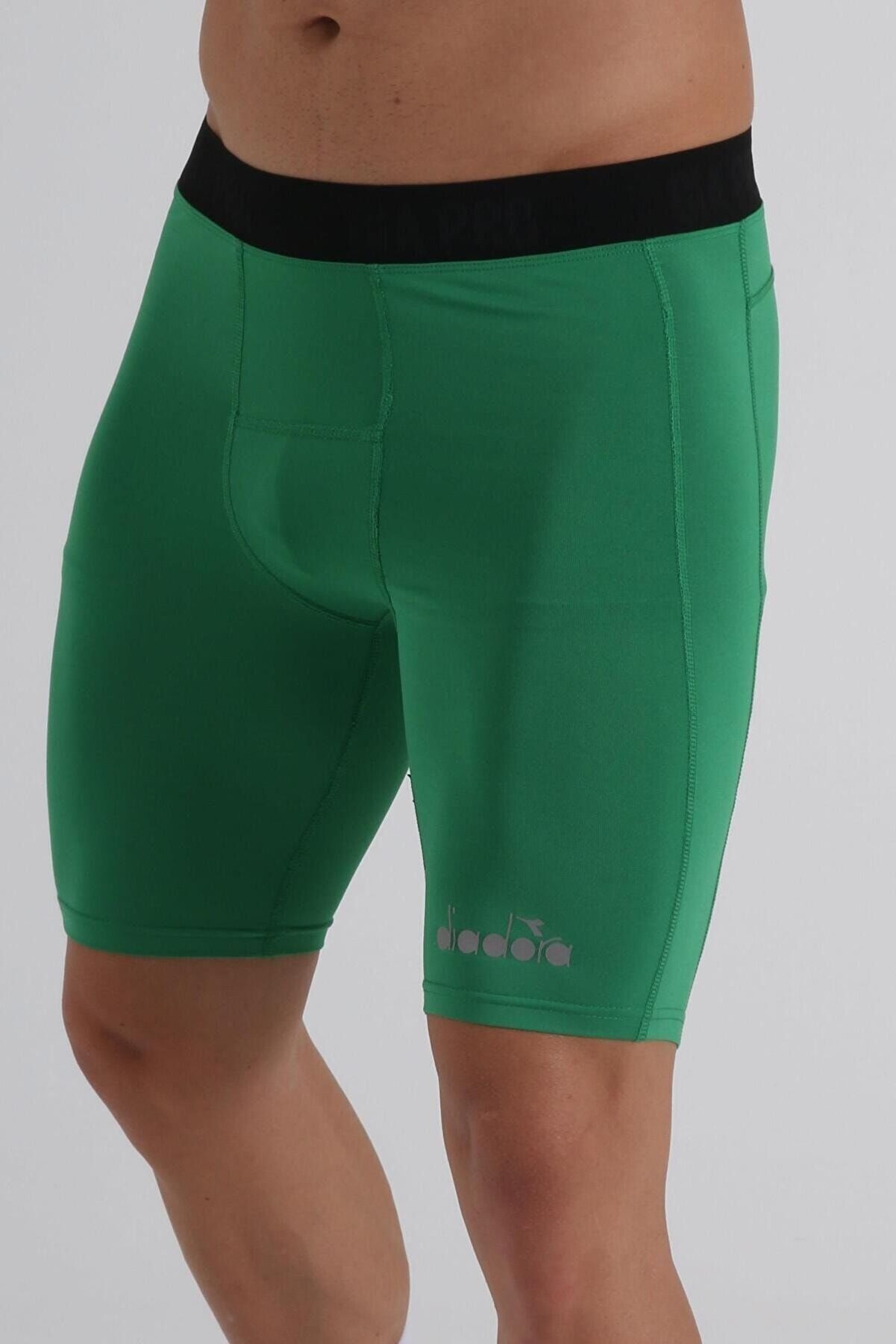 Di̇adora Flatron Pro Kısa Tayt Yeşi̇l
