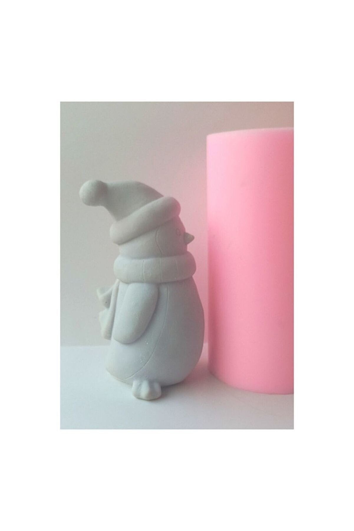 Kalıpcınızburada Şapkalı Penguen Si̇li̇kon Kalıp