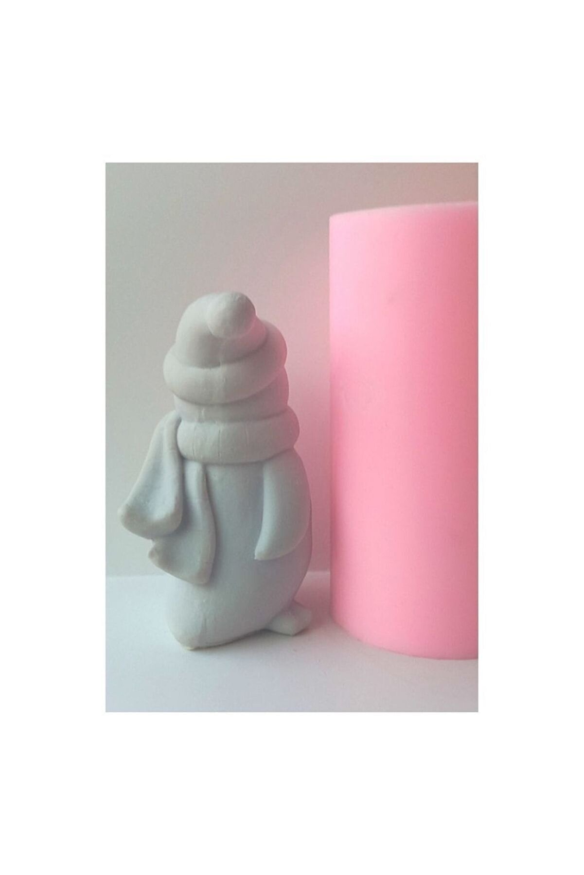 Kalıpcınızburada Şapkalı Penguen Si̇li̇kon Kalıp