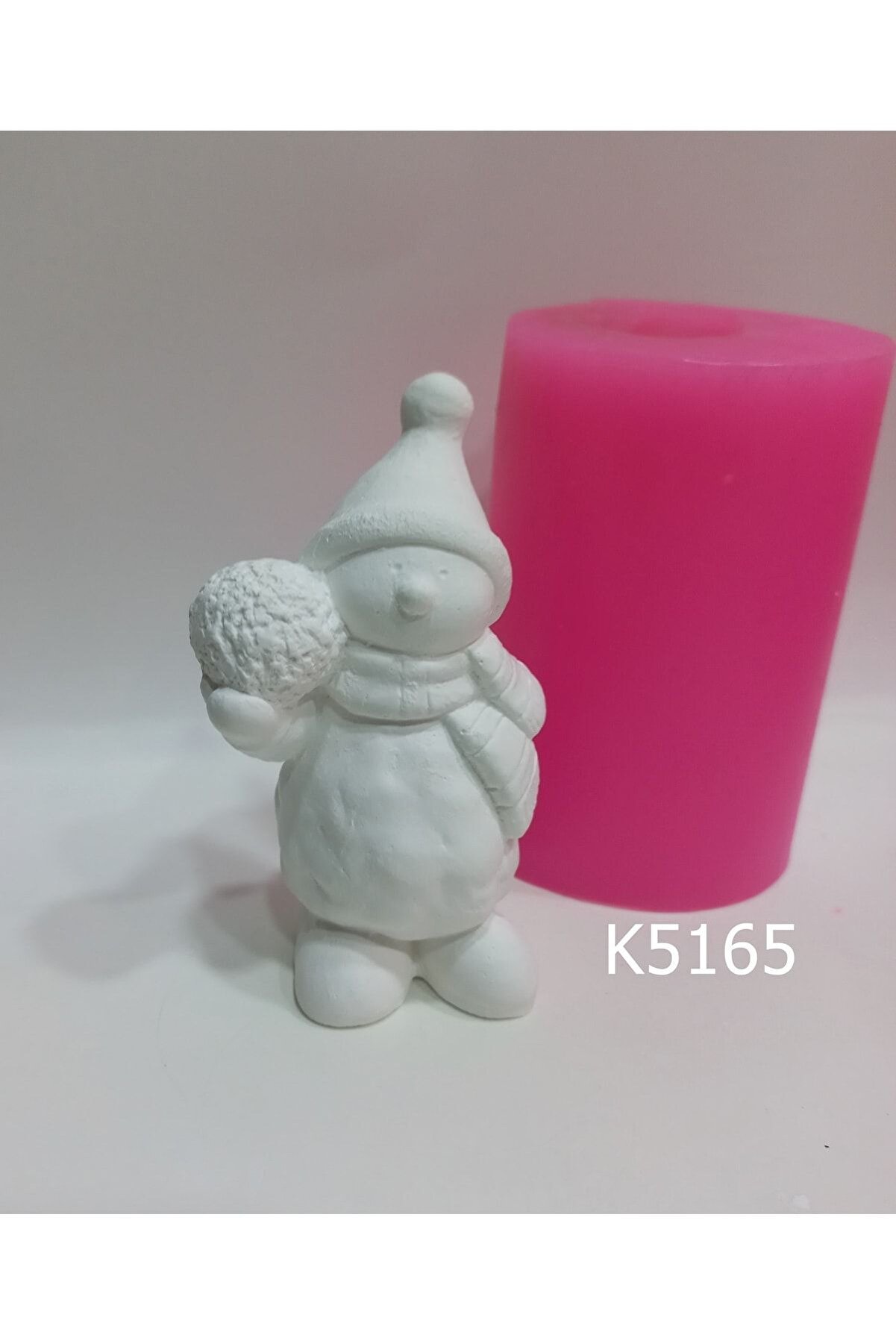 Kalıpcınızburada Noel Kardan Adam Bi̇blo Si̇li̇kon Kalıp