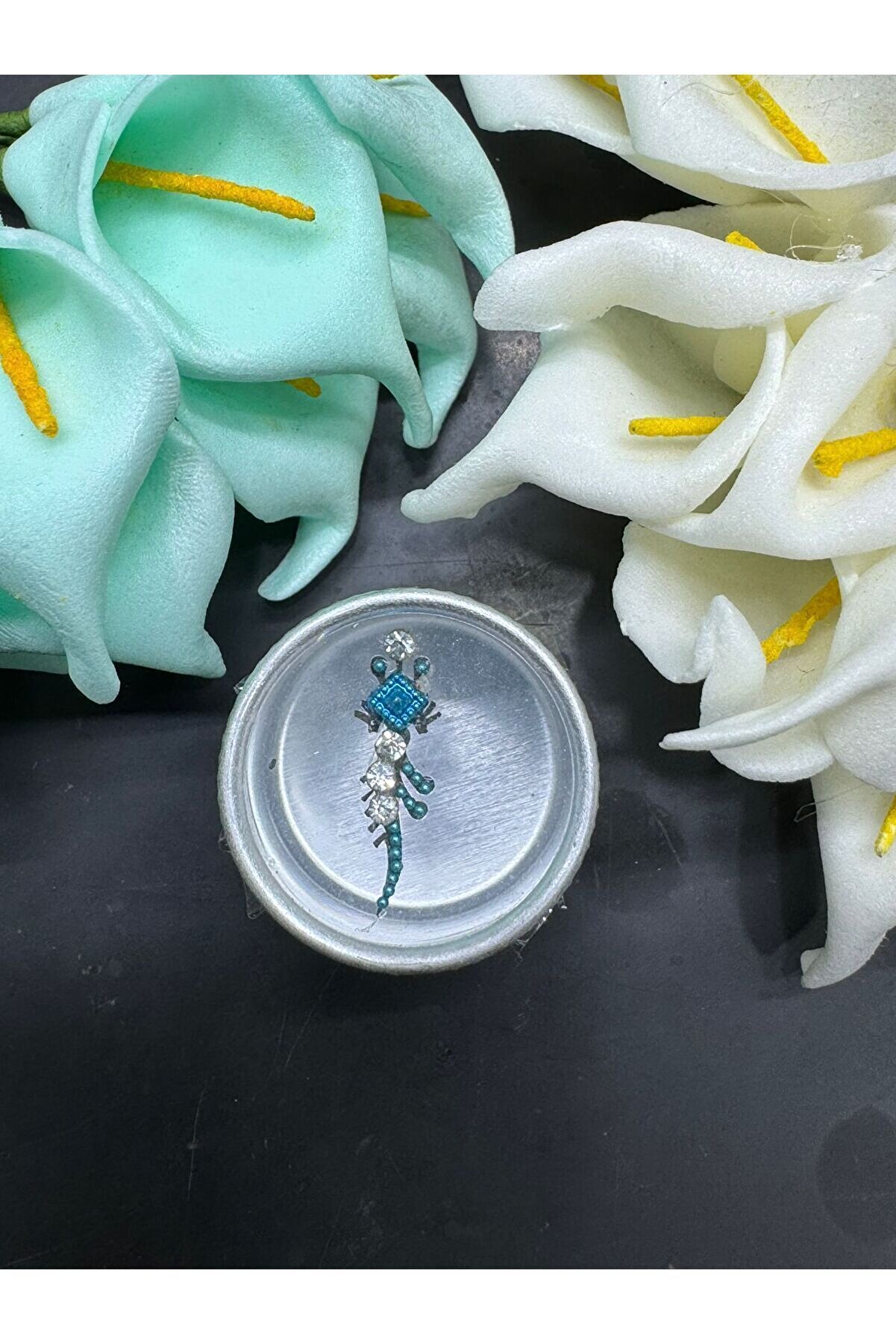 Ai̇rbrush Tattoo Yüz Taşı Face Gems Yapışkan Burun Parmak Hızma Model41