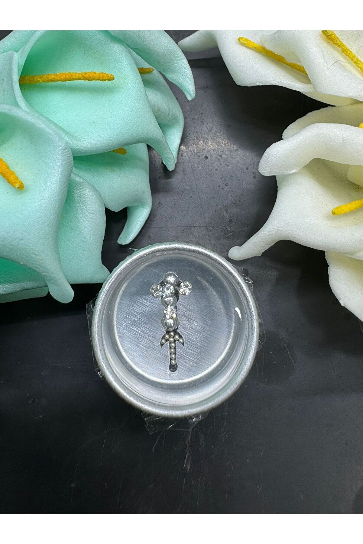 Ai̇rbrush Tattoo Yüz Taşı Face Gems Yapışkan Burun Parmak Hızma Model17