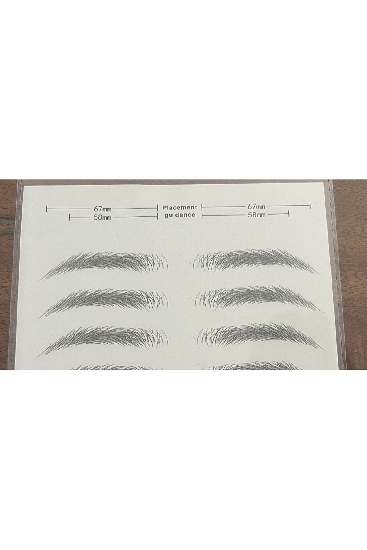 Ai̇rbrush Tattoo Seyrek Kaşlar İ&ccedil;i̇n 10 &Ccedil;i̇ft Kaş D&ouml;vmesi̇ Ge&ccedil;i̇ci̇ D&ouml;vme