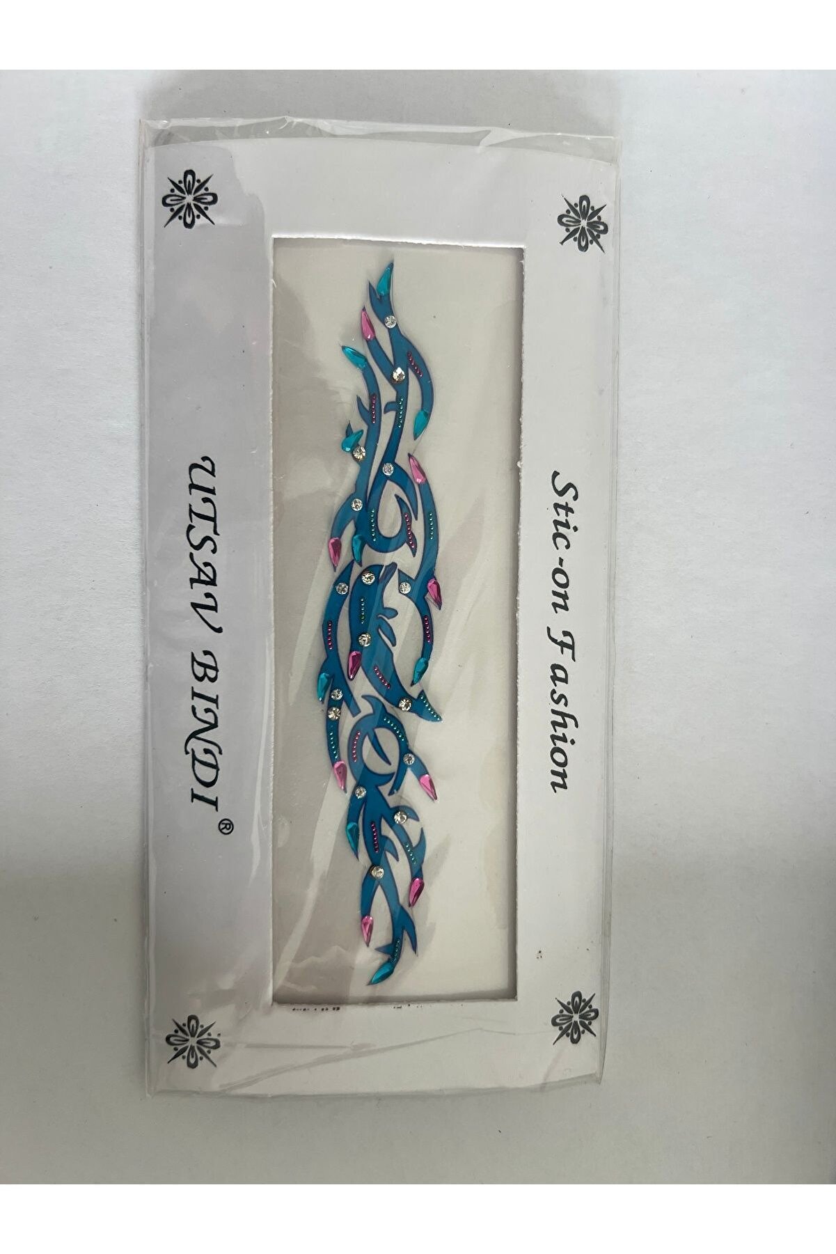 Ai̇rbrush Tattoo Taşlı Yapıştırma Dövme 3 Adet Bi̇rden Set5