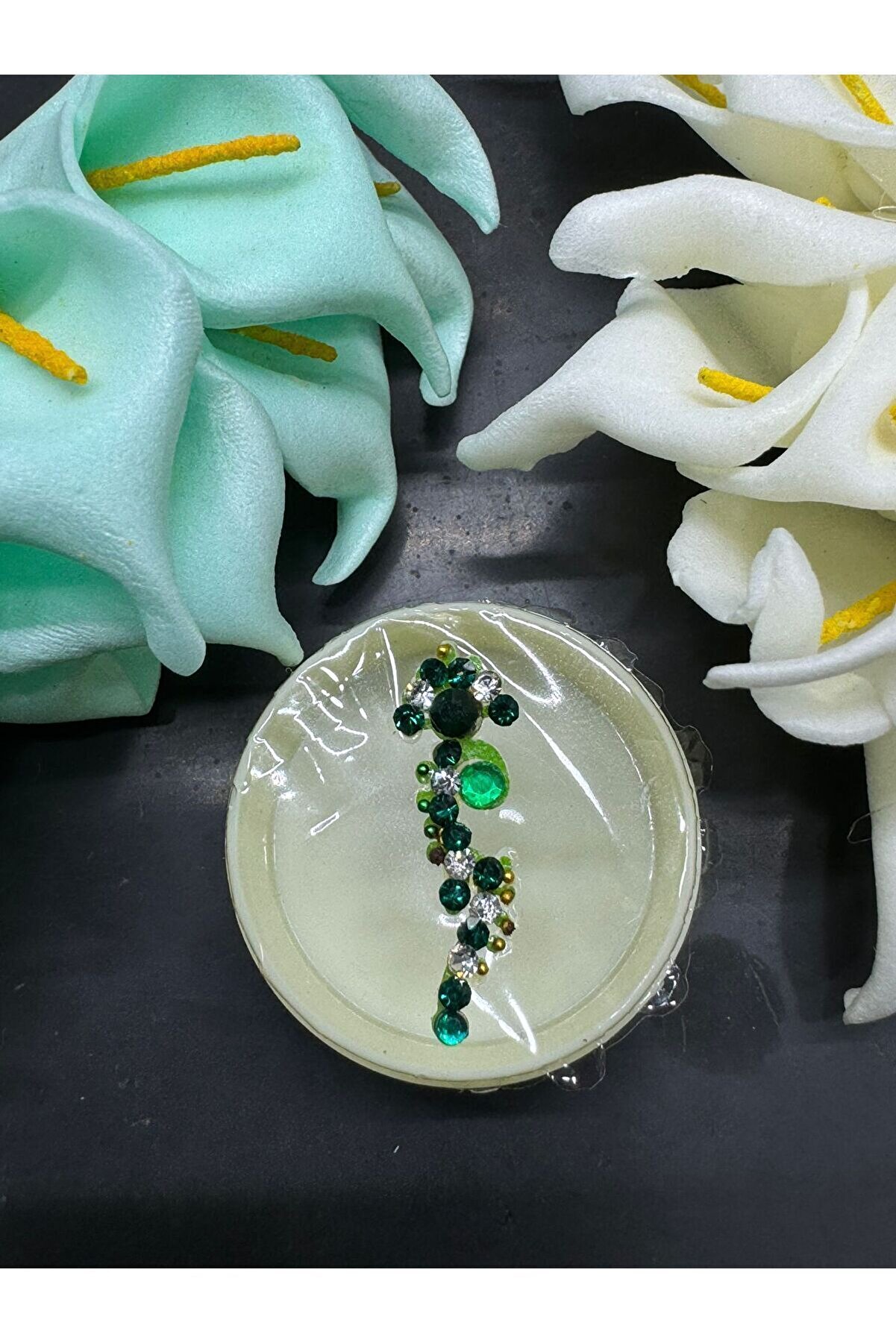 Ai̇rbrush Tattoo Y&uuml;z Taşı Face Gems Yapışkan Burun Parmak Hızma Model47