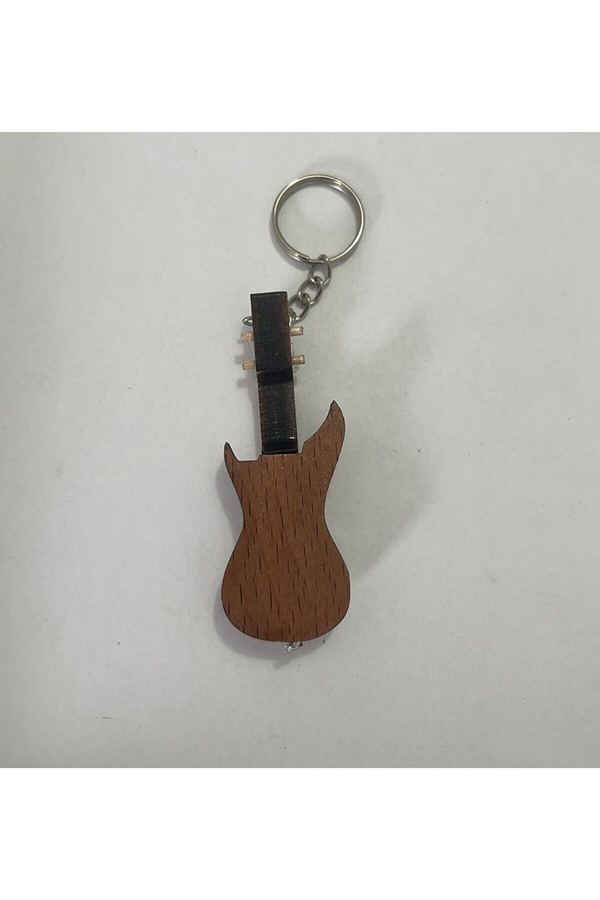Ai̇rbrush Tattoo Basgi̇tar Ahşap El Yapımı Mi̇nyatür Anahtarlık Müzi̇k Aleti̇ Araba Süsü
