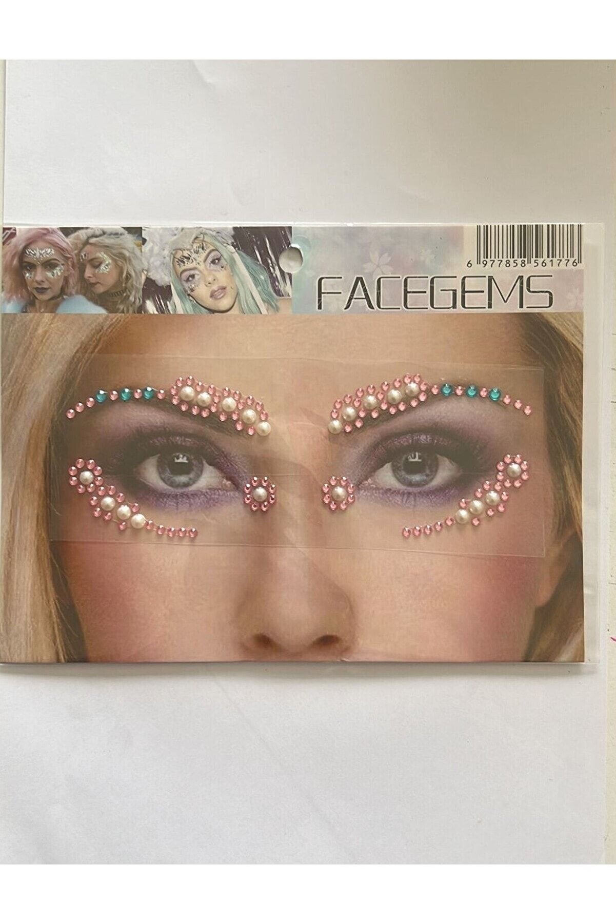 Ai̇rbrush Tattoo Face Gems Yüz Süsleme Taşı Vücut Kri̇stali̇ Model 25