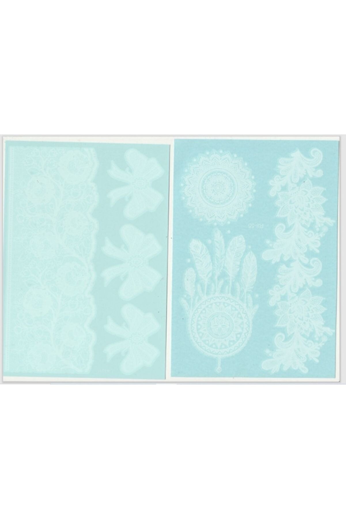 Ai̇rbrush Tattoo Beyaz Kına Geli̇n Dövmesi̇ Model6