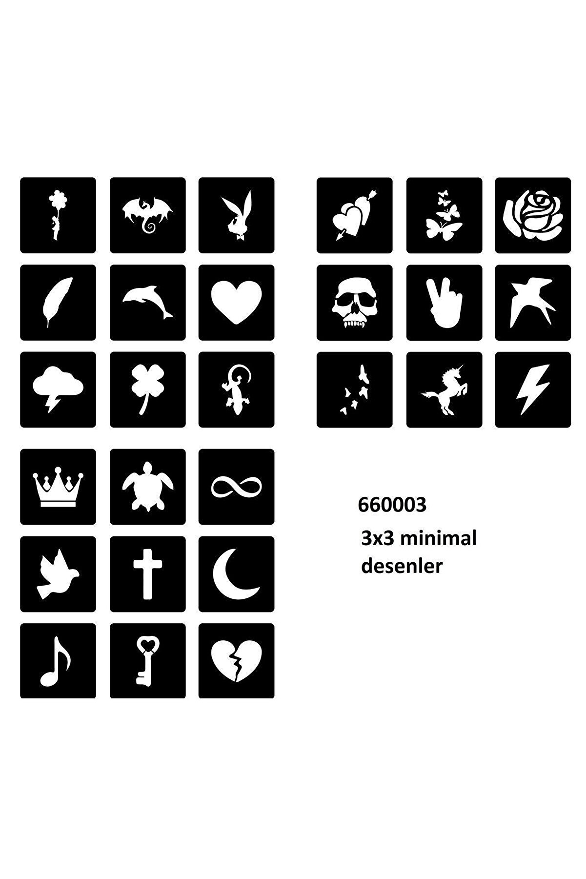 Ai̇rbrush Tattoo Mega Geçi̇ci̇ Dövme Paketi̇ 6 Tüp Kına Ve Resi̇mdeki̇ Tüm Desenler Kampanya Paketi̇