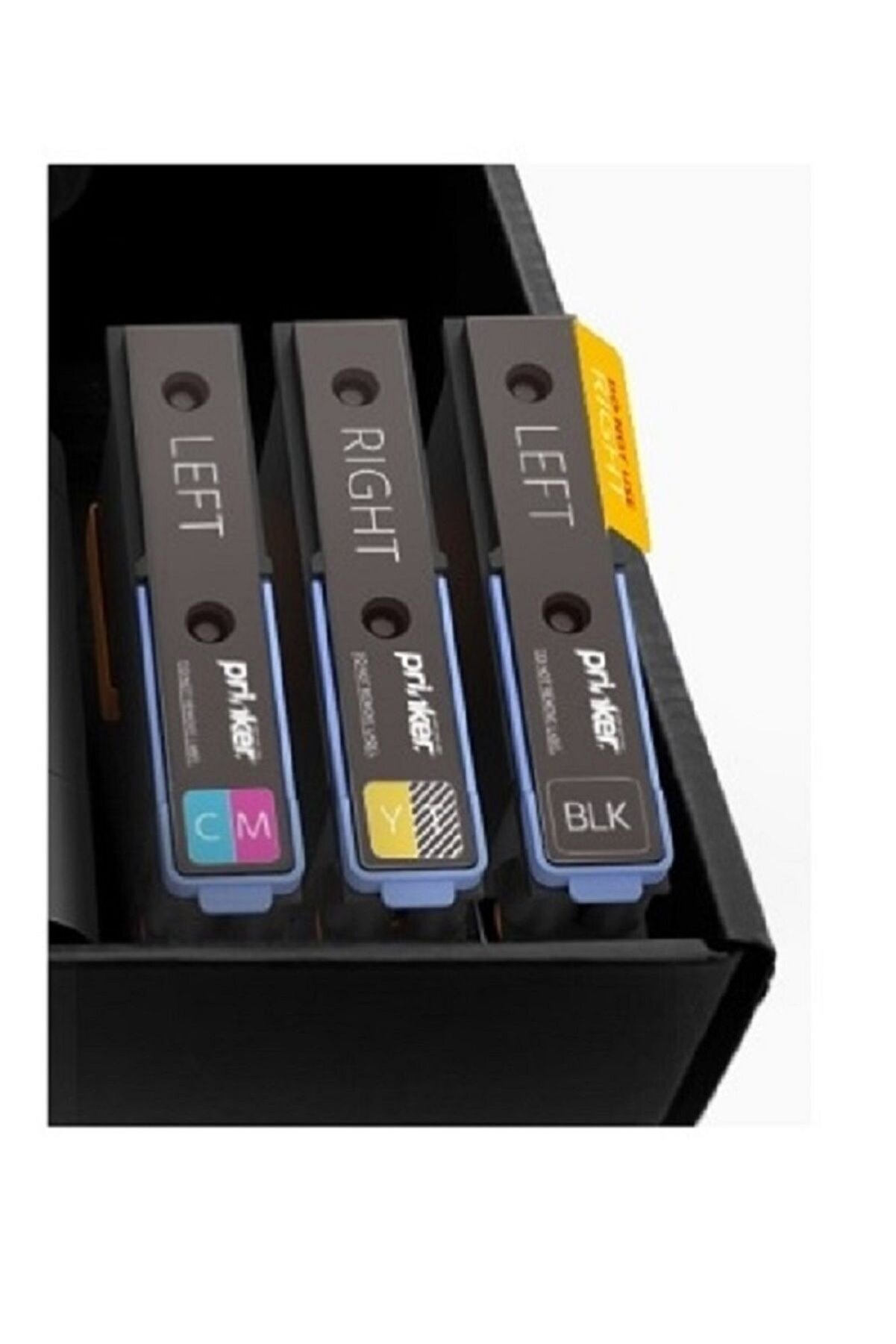 Ai̇rbrush Tattoo Yedek Karartuş Pri̇nker S Color + Black Set 3 Lü Set