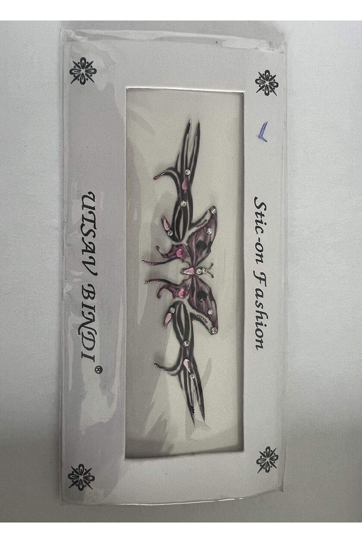 Ai̇rbrush Tattoo Taşlı Yapıştırma Dövme 3 Adet Bi̇rden Set6