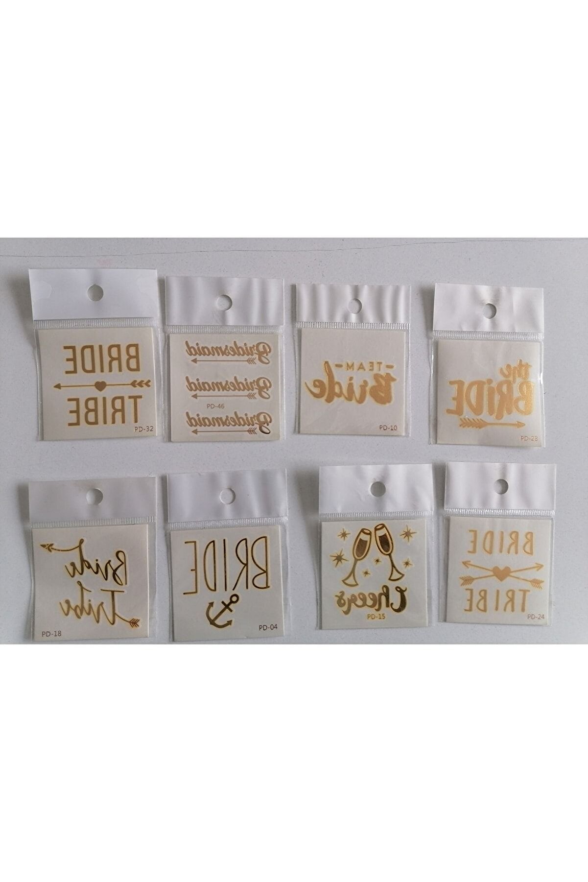 Ai̇rbrush Tattoo Bri̇de Dövmeleri̇ 8 Adet Bi̇rden Seri̇ 1