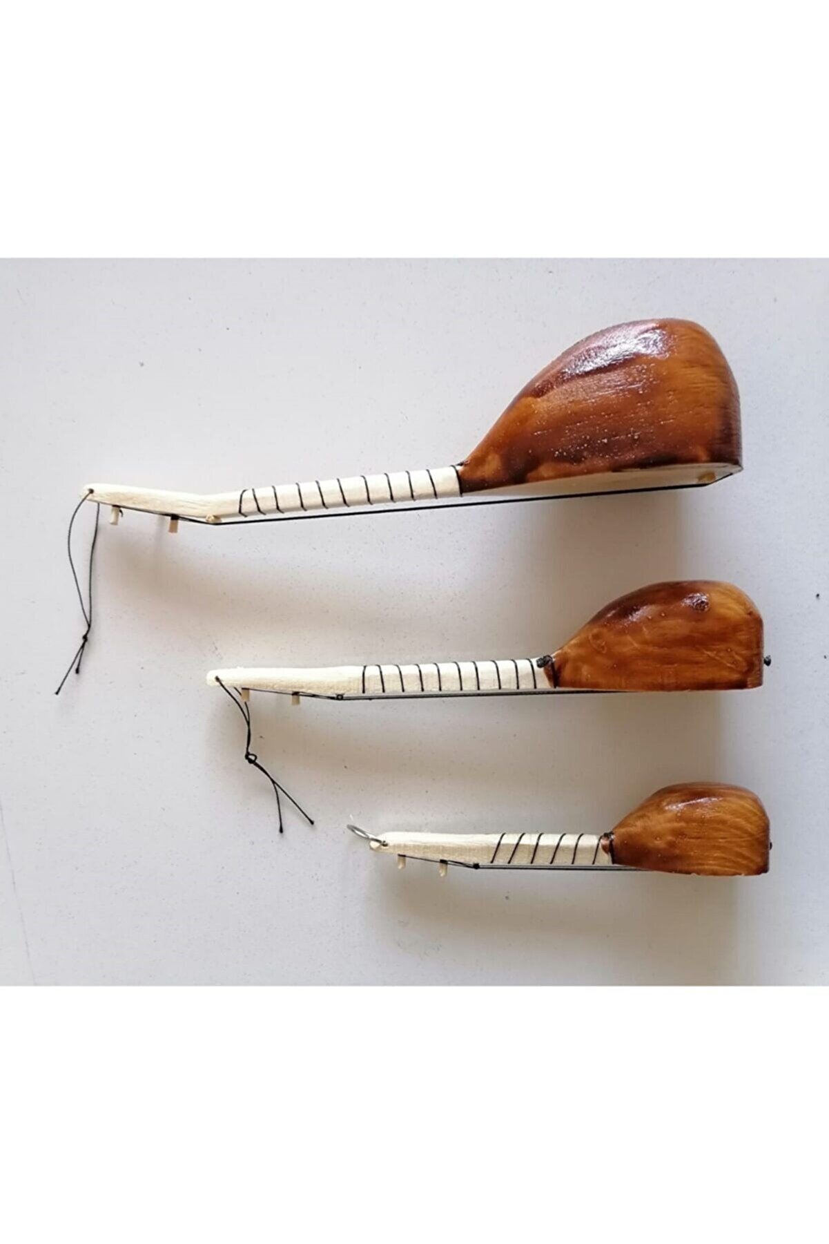 Up Ahşap Mi̇nyatür Saz Seti̇ 3 Adet Bi̇rden