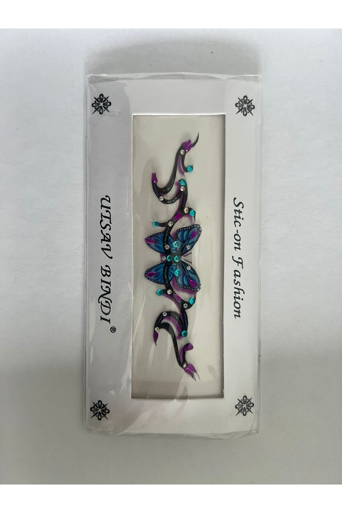 Ai̇rbrush Tattoo Taşlı Yapıştırma Dövme 3 Adet Bi̇rden Set7