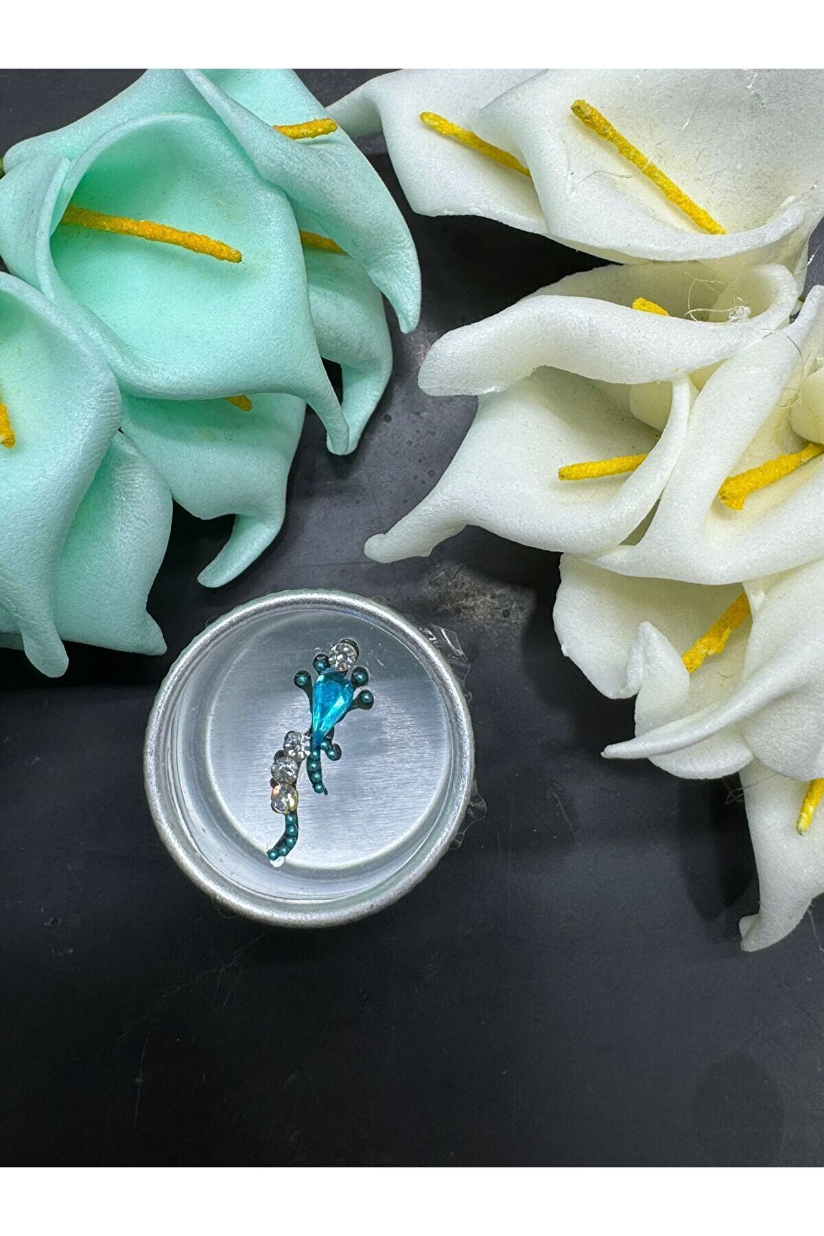 Ai̇rbrush Tattoo Yüz Taşı Face Gems Yapışkan Burun Parmak Hızma Model36