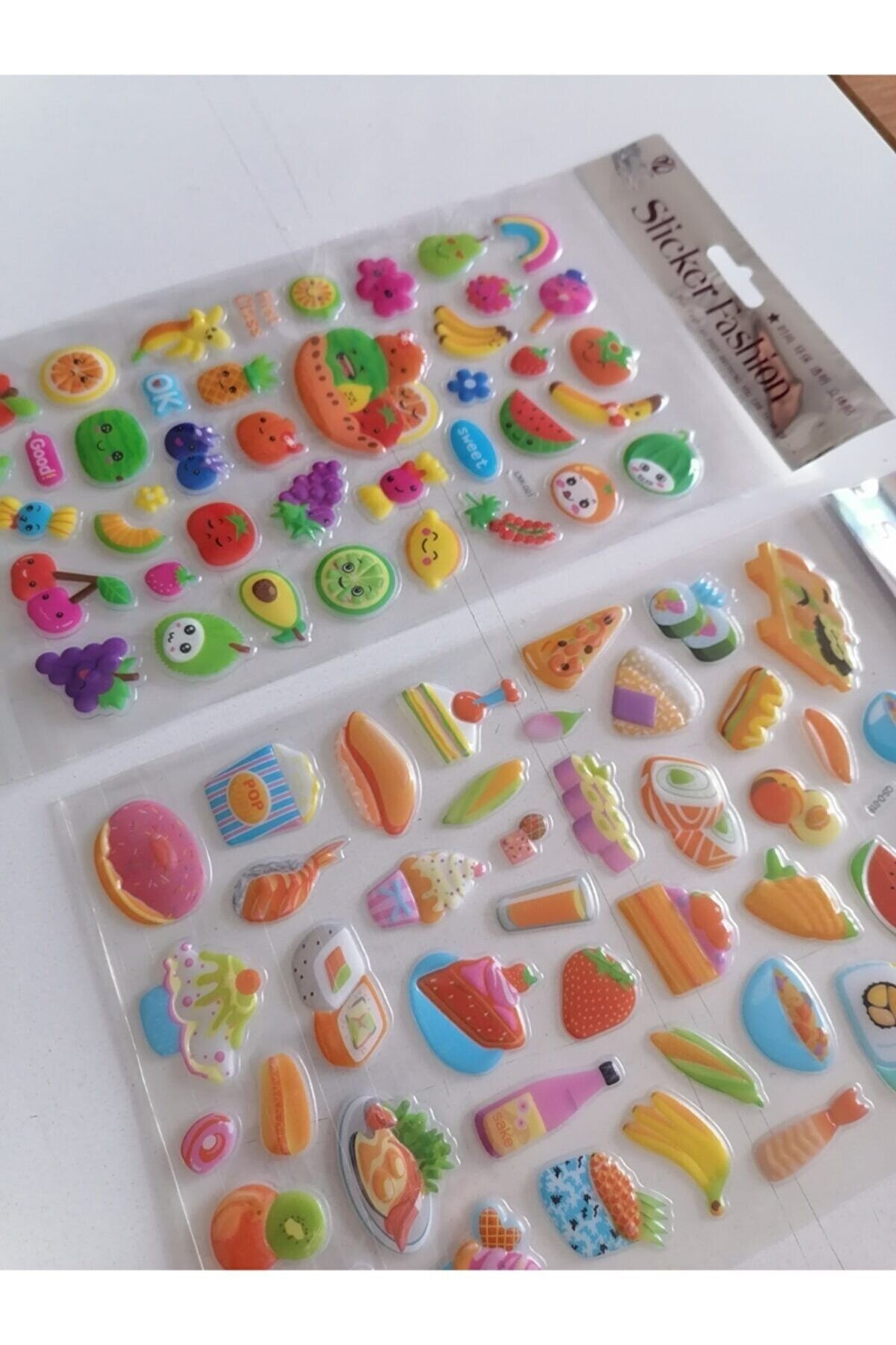 Ai̇rbrush Tattoo Çocuk Oyun Sti̇cker Çıkarma Seti̇ Meyve Ve Sebze