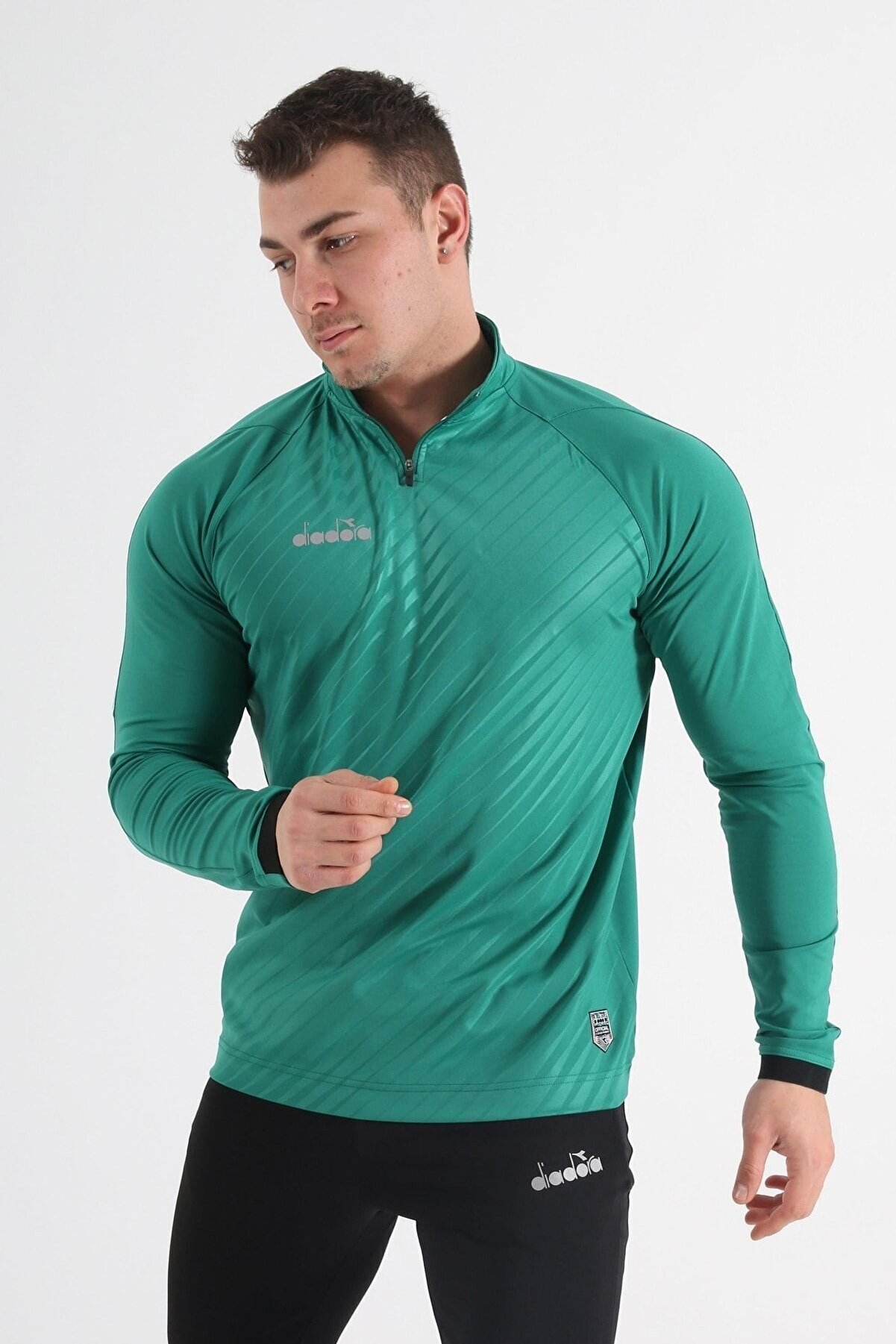 Di̇adora Eli̇te Antrenman Eşofmanı Tek Üst Yeşi̇l