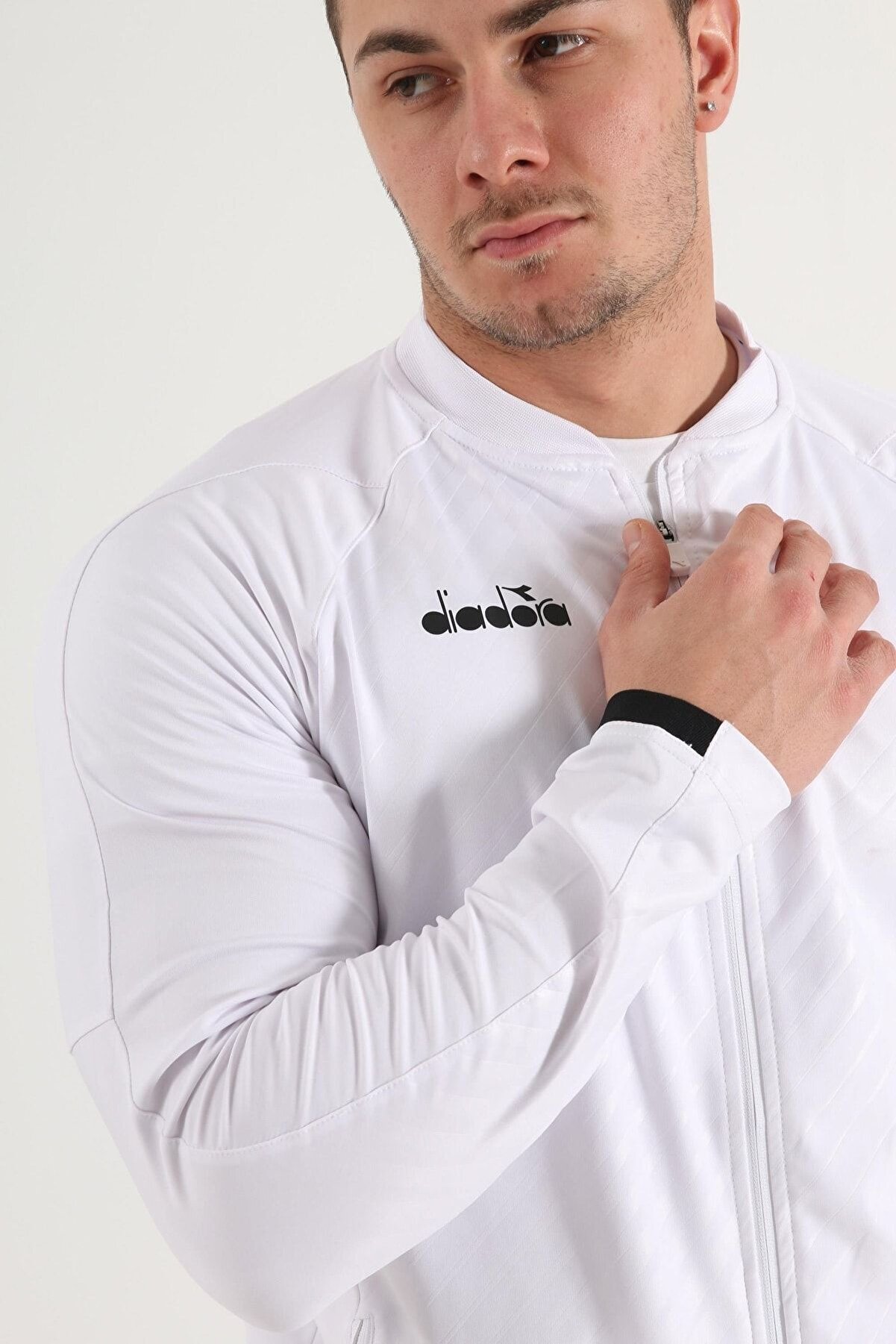 Di̇adora Eli̇te Kamp Eşofmanı Tek Üst Beyaz