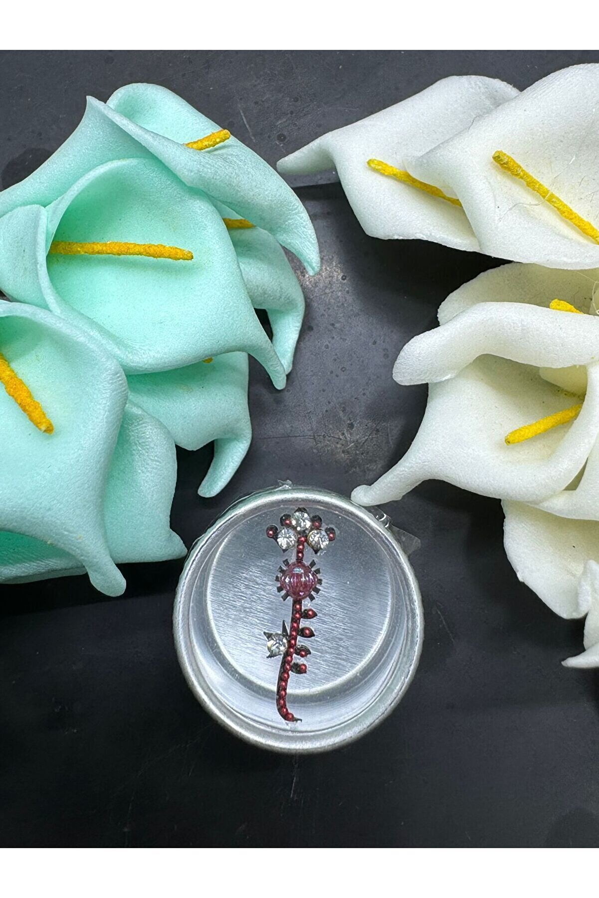 Ai̇rbrush Tattoo Yüz Taşı Face Gems Yapışkan Burun Parmak Hızma Model34