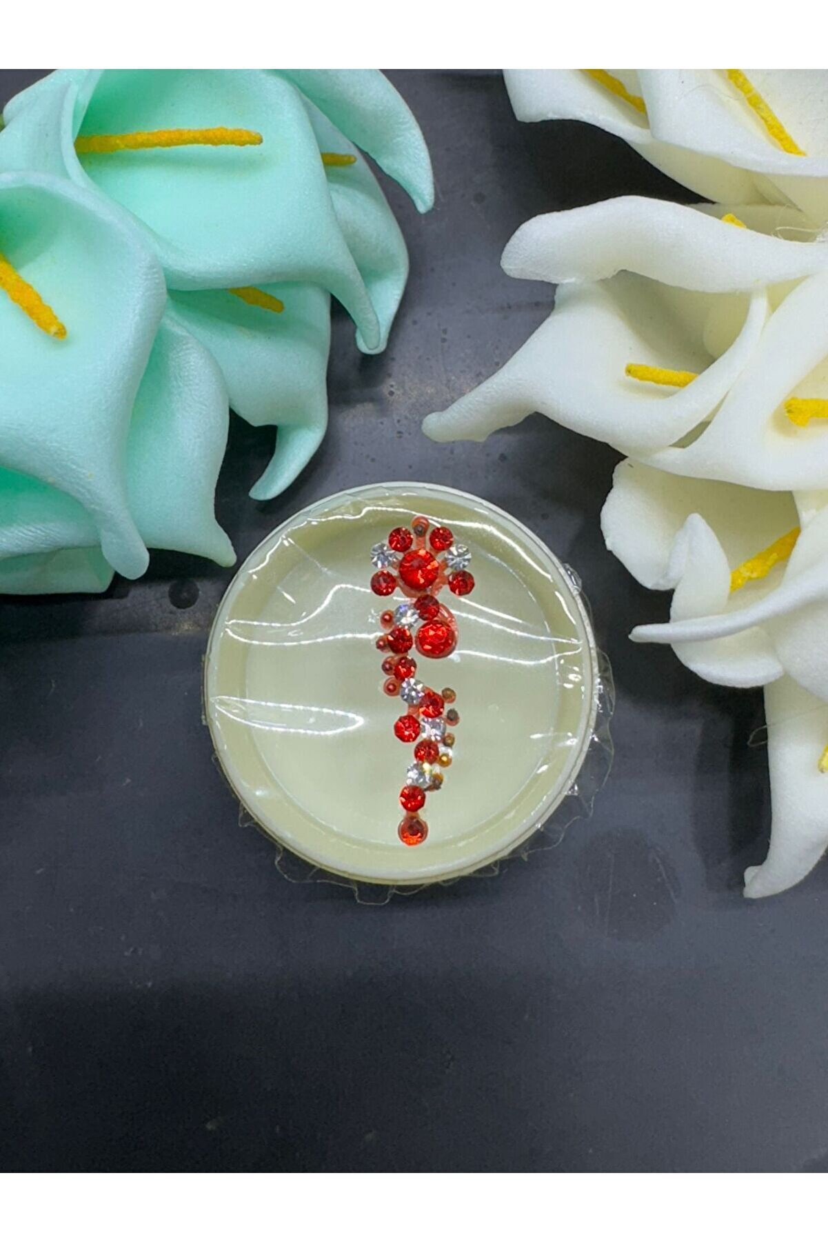 Ai̇rbrush Tattoo Yüz Taşı Face Gems Yapışkan Burun Parmak Hızma Model45