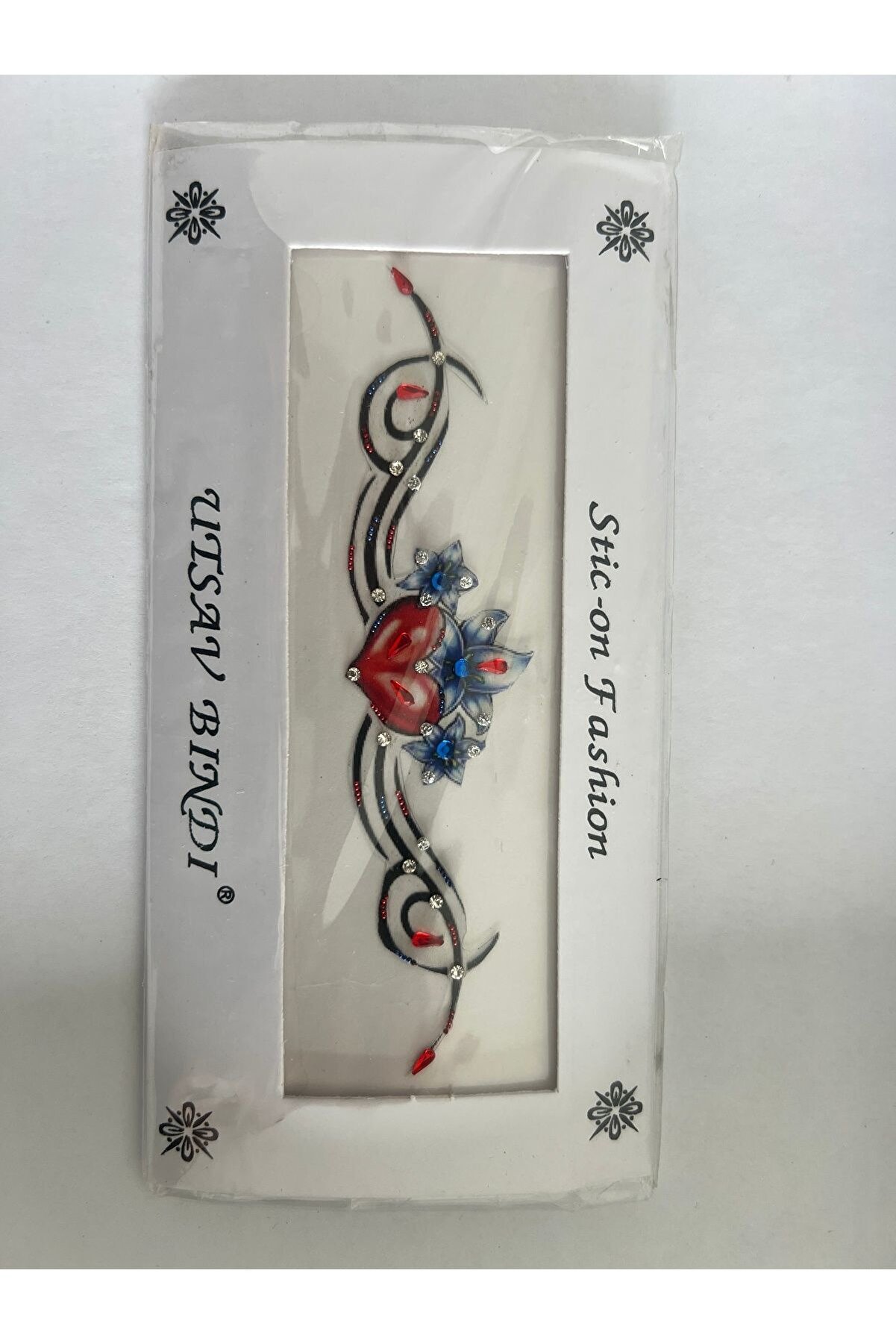 Ai̇rbrush Tattoo Taşlı Yapıştırma Dövme 3 Adet Bi̇rden Set8