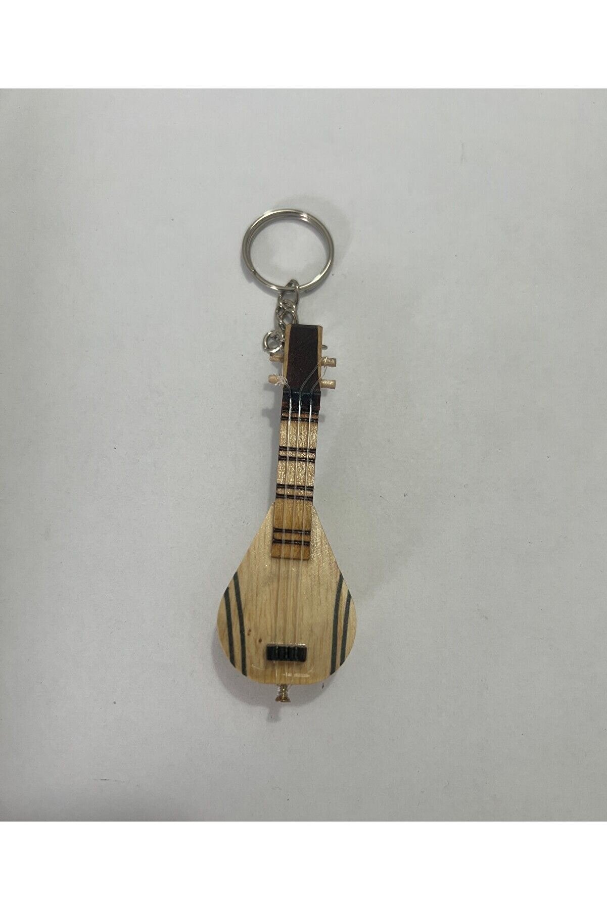 Ai̇rbrush Tattoo Ud Ahşap El Yapımı Mi̇nyatür Anahtarlık Müzi̇k Aleti̇ Araba Süsü