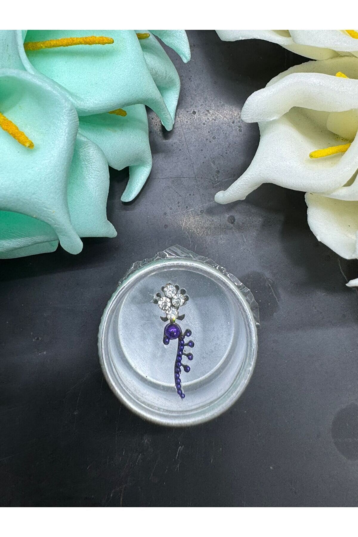 Ai̇rbrush Tattoo Yüz Taşı Face Gems Yapışkan Burun Parmak Hızma Model24