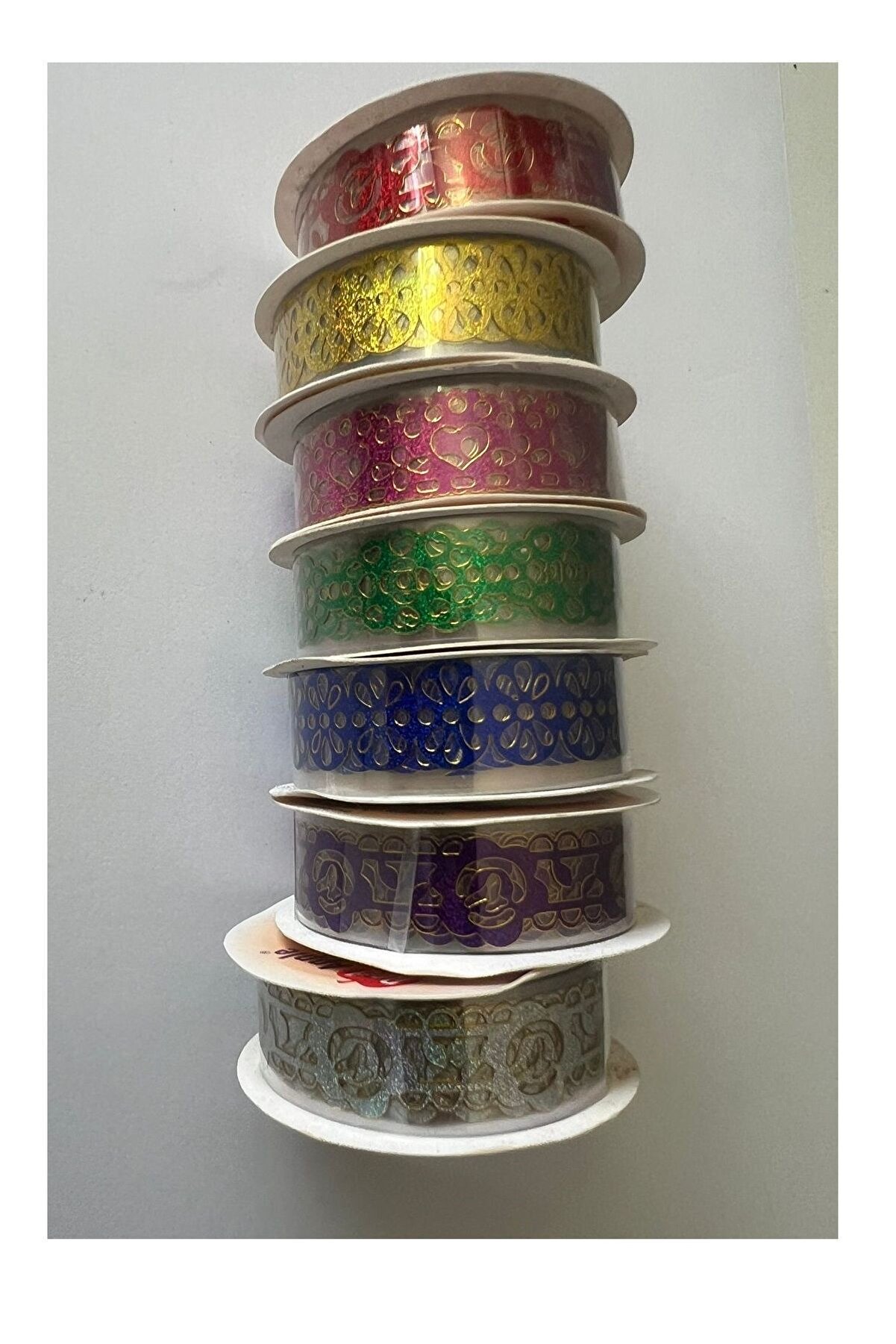 Ai̇rbrush Tattoo 7 Adet Bi̇rden Oyalı Bant Süsleme Dekor Bandı