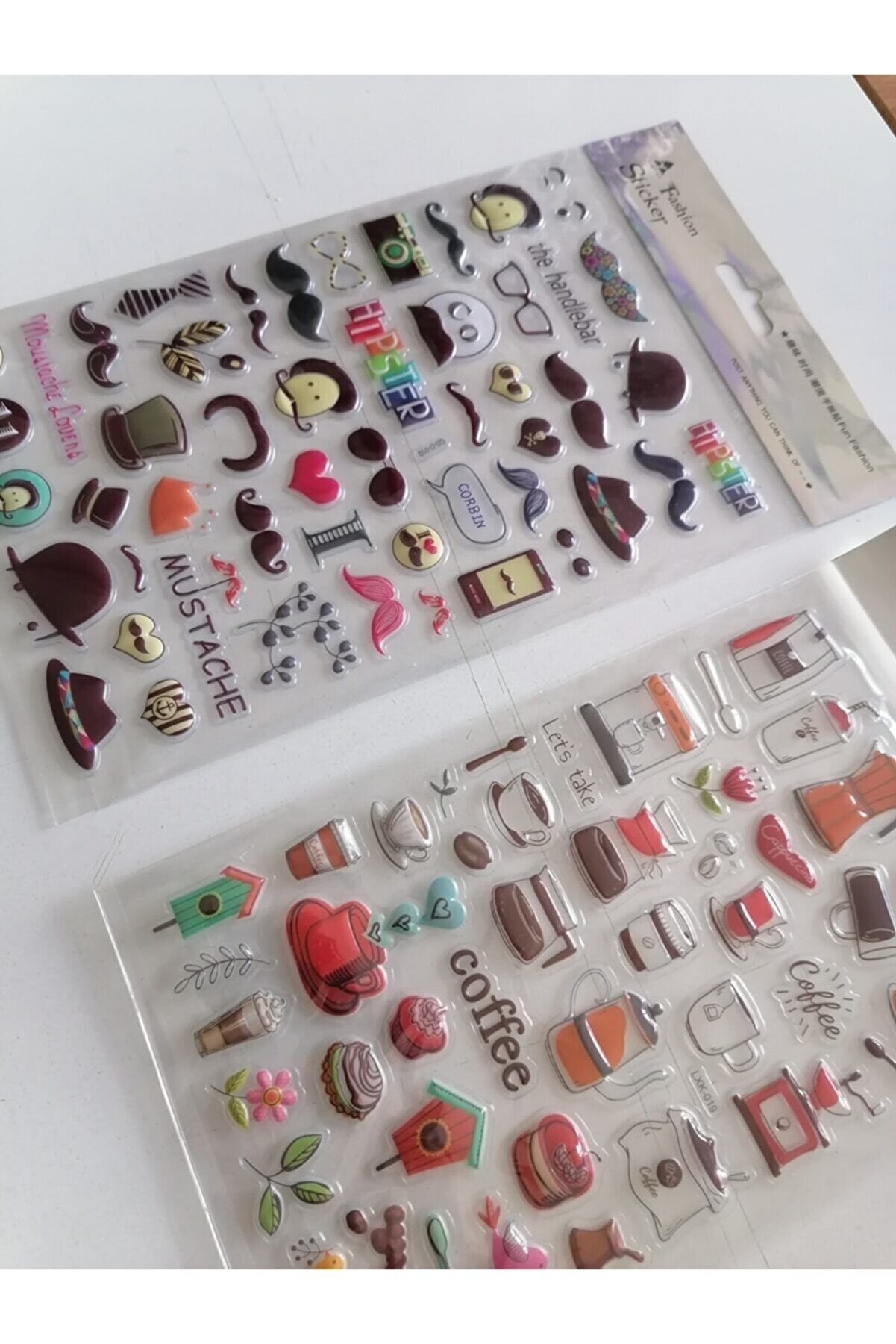 Ai̇rbrush Tattoo Çocuk Oyun Sti̇cker Çıkarma Seti̇ Bıyık Ve Kahve