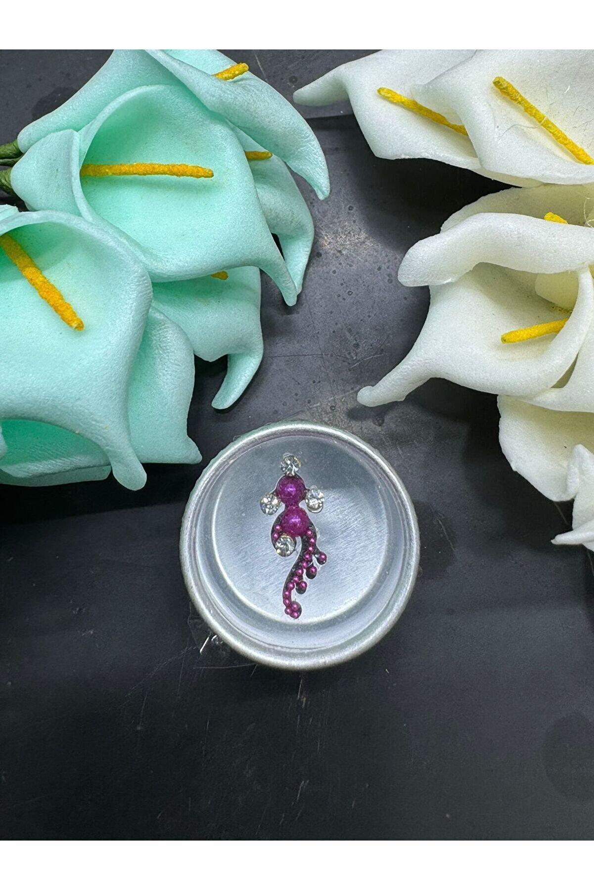 Ai̇rbrush Tattoo Yüz Taşı Face Gems Yapışkan Burun Parmak Hızma Model29