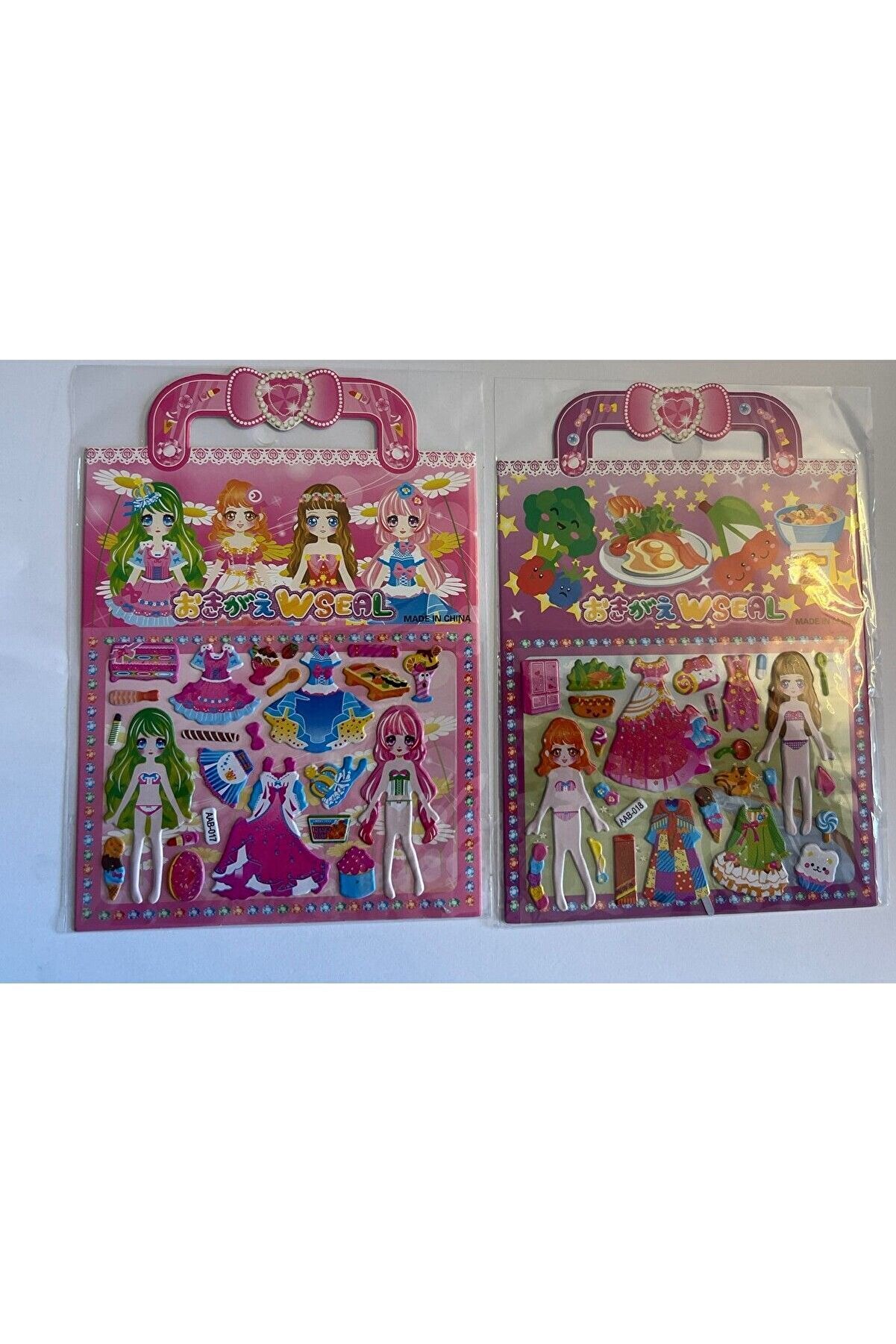 Ai̇rbrush Tattoo 2 Adet Prenses Gi̇ydi̇rme Kız Çocuk 3D Kabartmalı Sti̇cker Çıkartma Seti̇ Model2