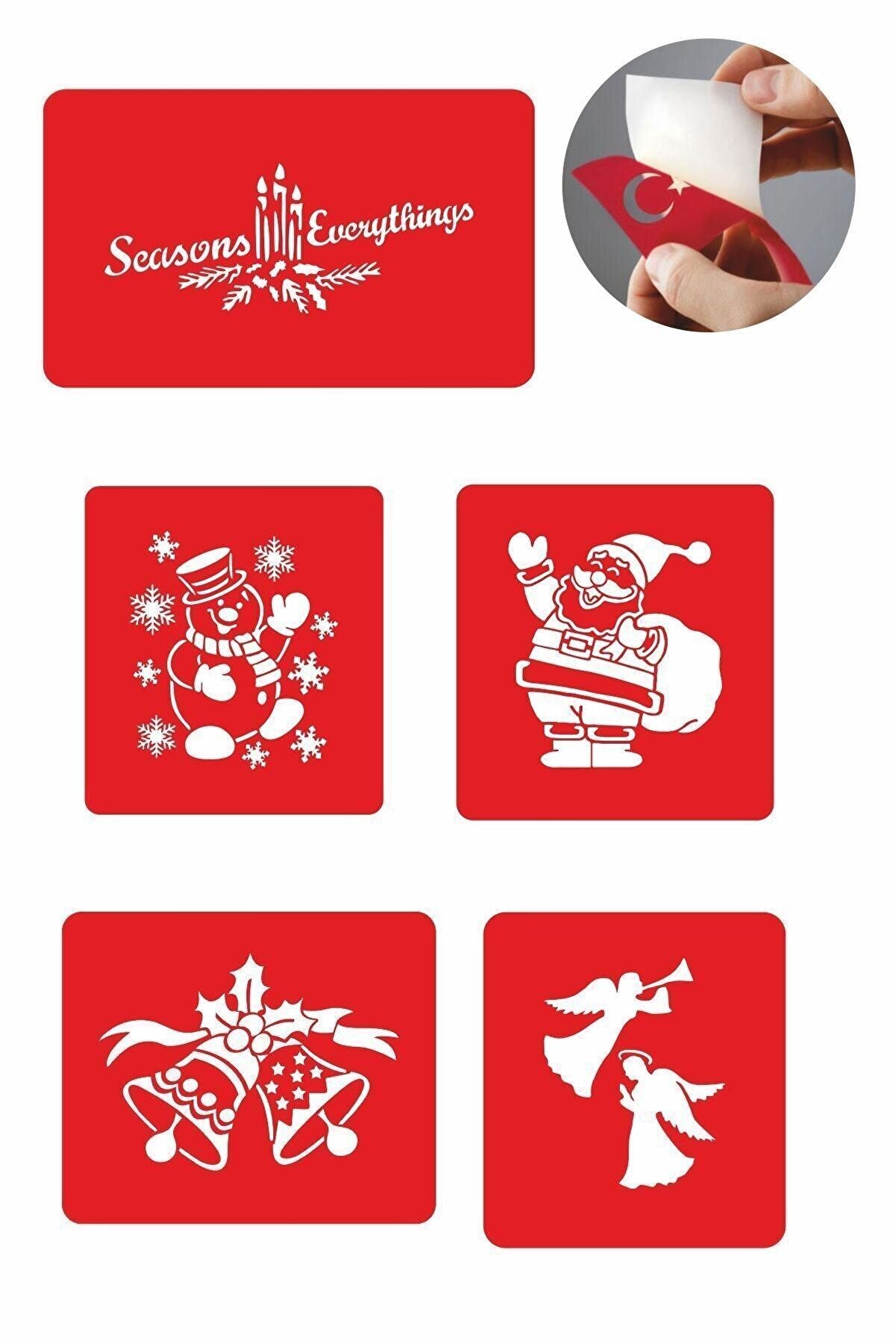 Ai̇rbrush Tattoo Kardan Adam 5 Adet Geçi̇ci̇ Dövme Kına Şablonu