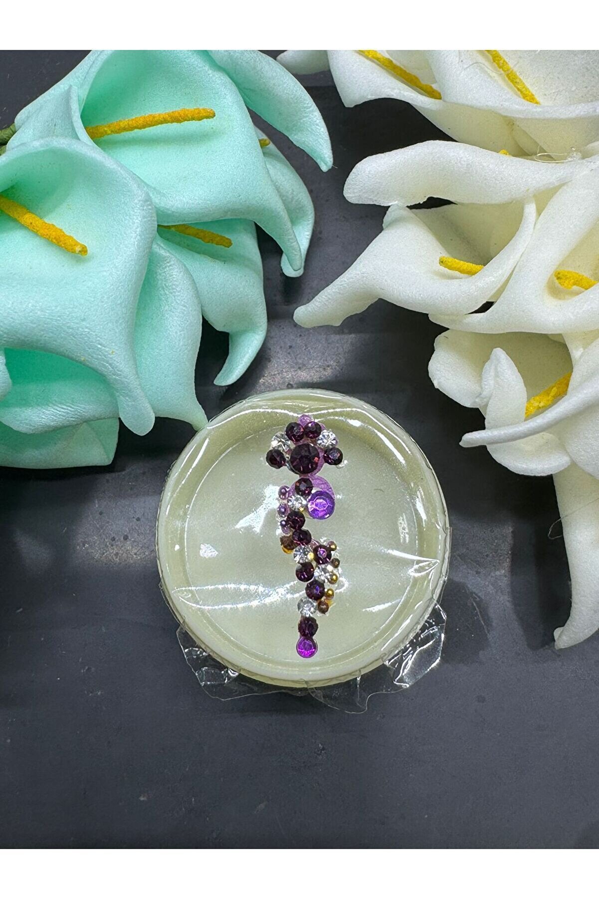 Ai̇rbrush Tattoo Yüz Taşı Face Gems Yapışkan Burun Parmak Hızma Model48