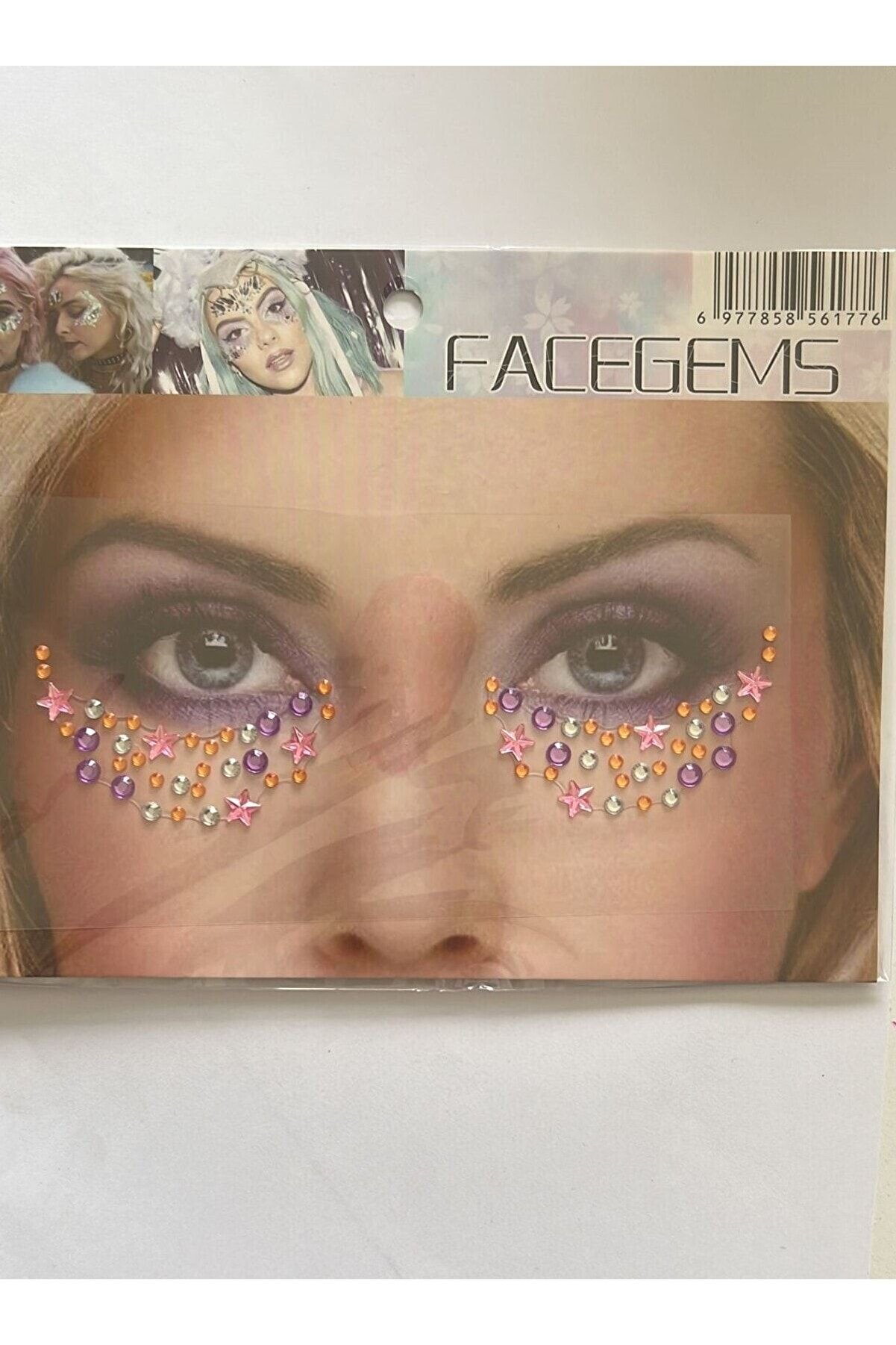 Ai̇rbrush Tattoo Face Gems Yüz Süsleme Taşı Vücut Kri̇stali̇ Model 27