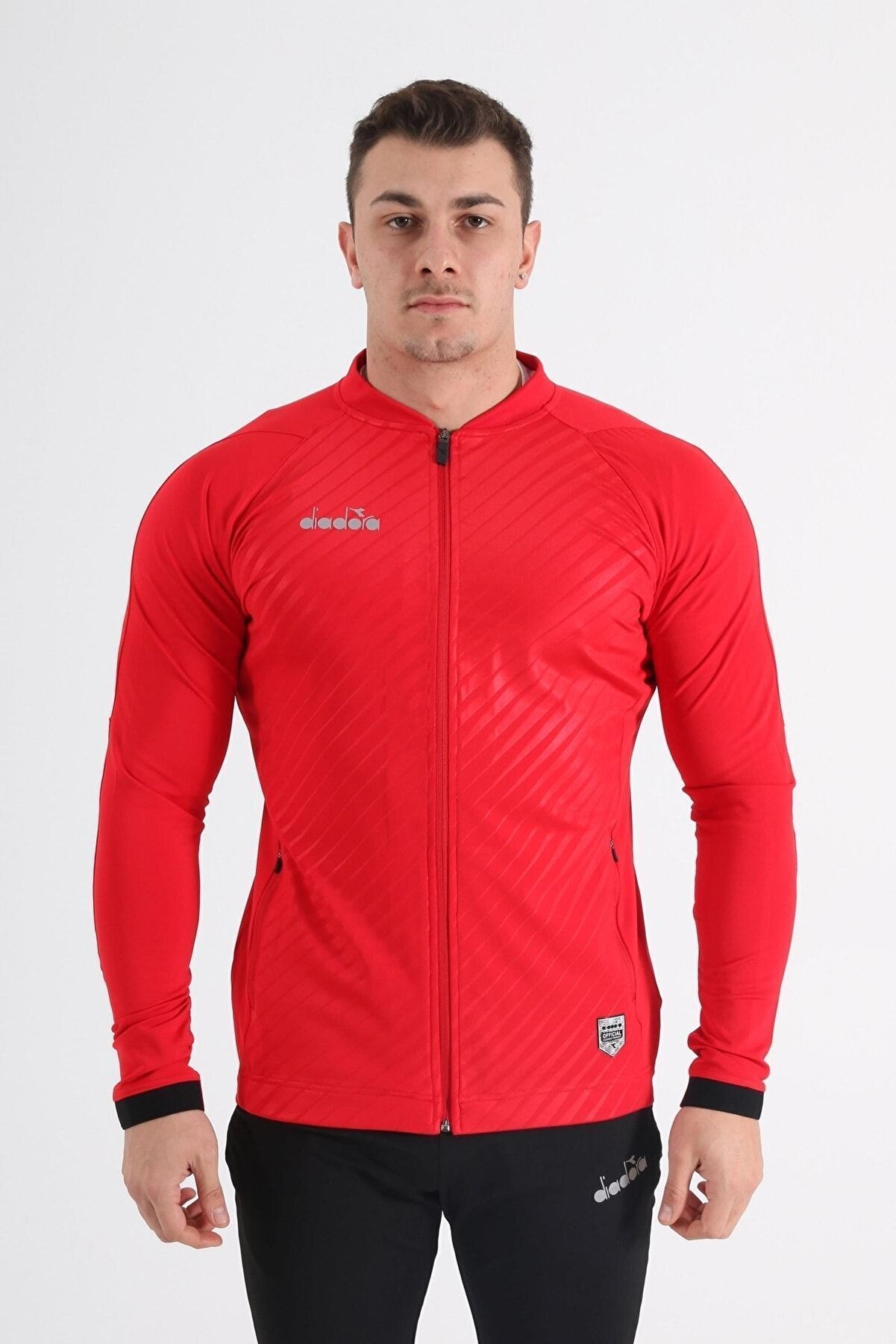 Di̇adora Eli̇te Kamp Eşofmanı Tek Üst Kırmızı