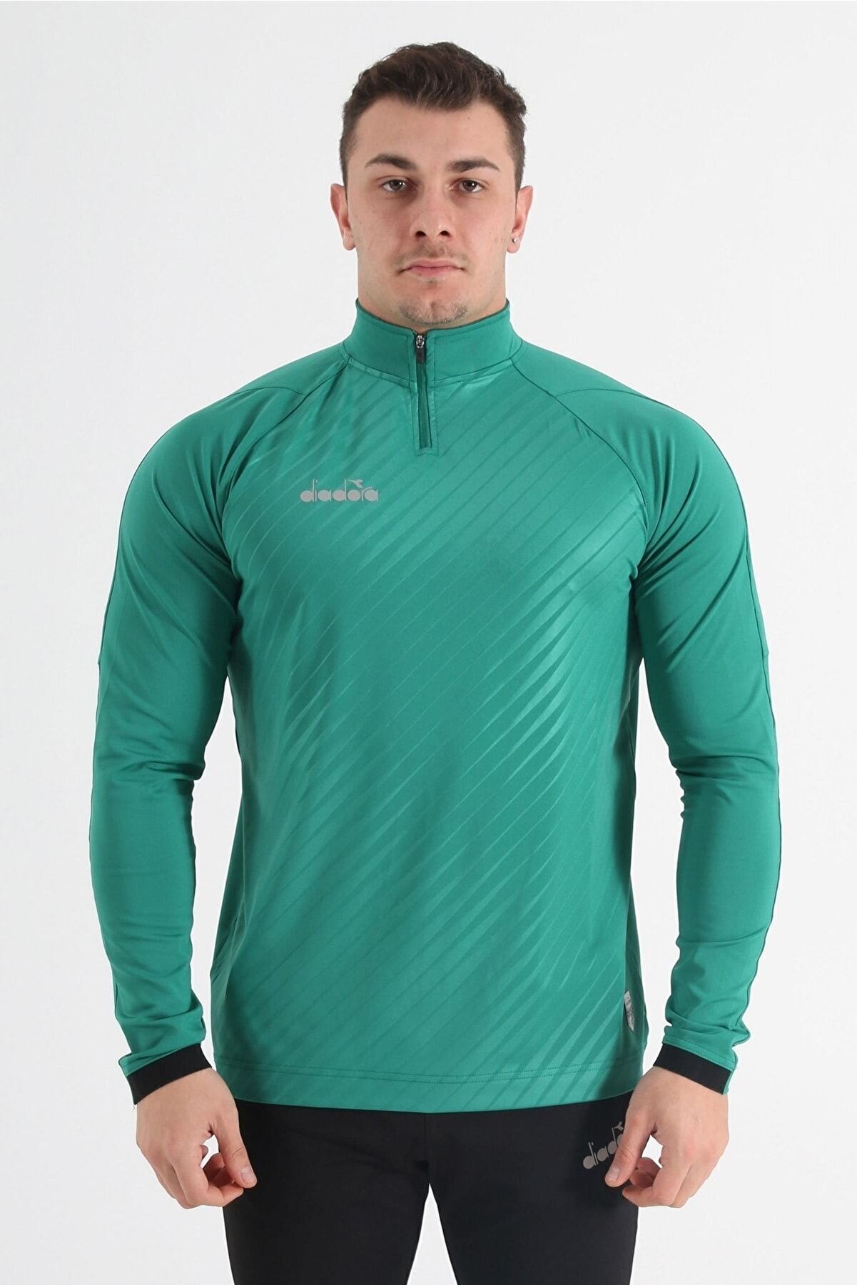 Di̇adora Eli̇te Antrenman Eşofmanı Tek Üst Yeşi̇l