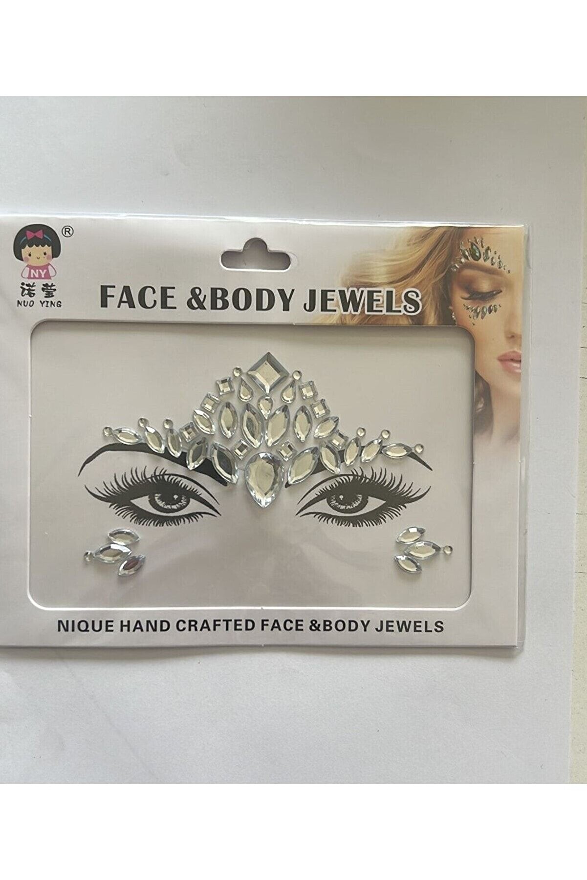 Ai̇rbrush Tattoo Face Gems Yüz Süsleme Taşı Vücut Kri̇stali̇ Model 14