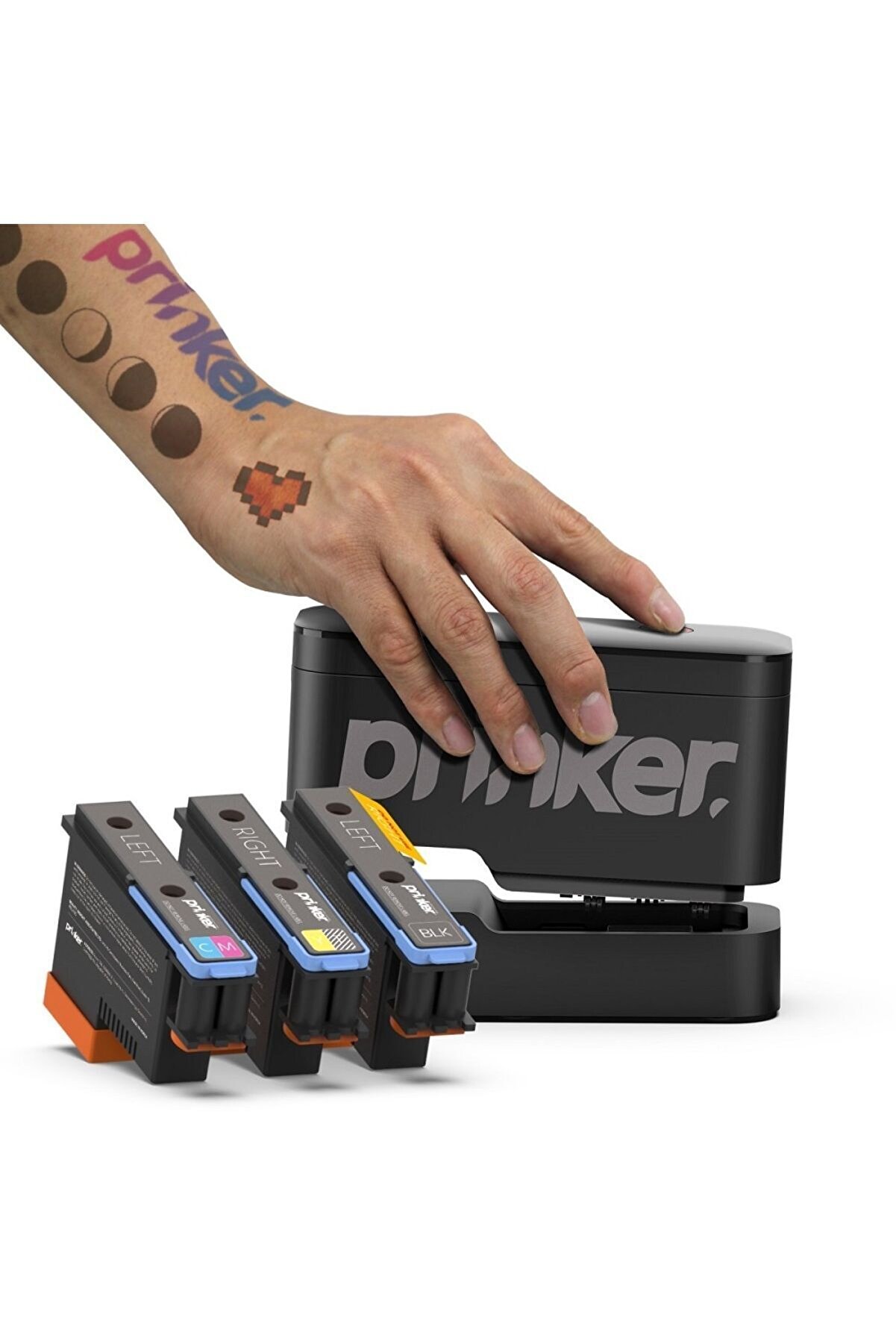 Ai̇rbrush Tattoo Pri̇nker S Color + Black Full Set 3D Tattoo Pri̇nter Geçi̇ci̇ Dövme Yazıcısı