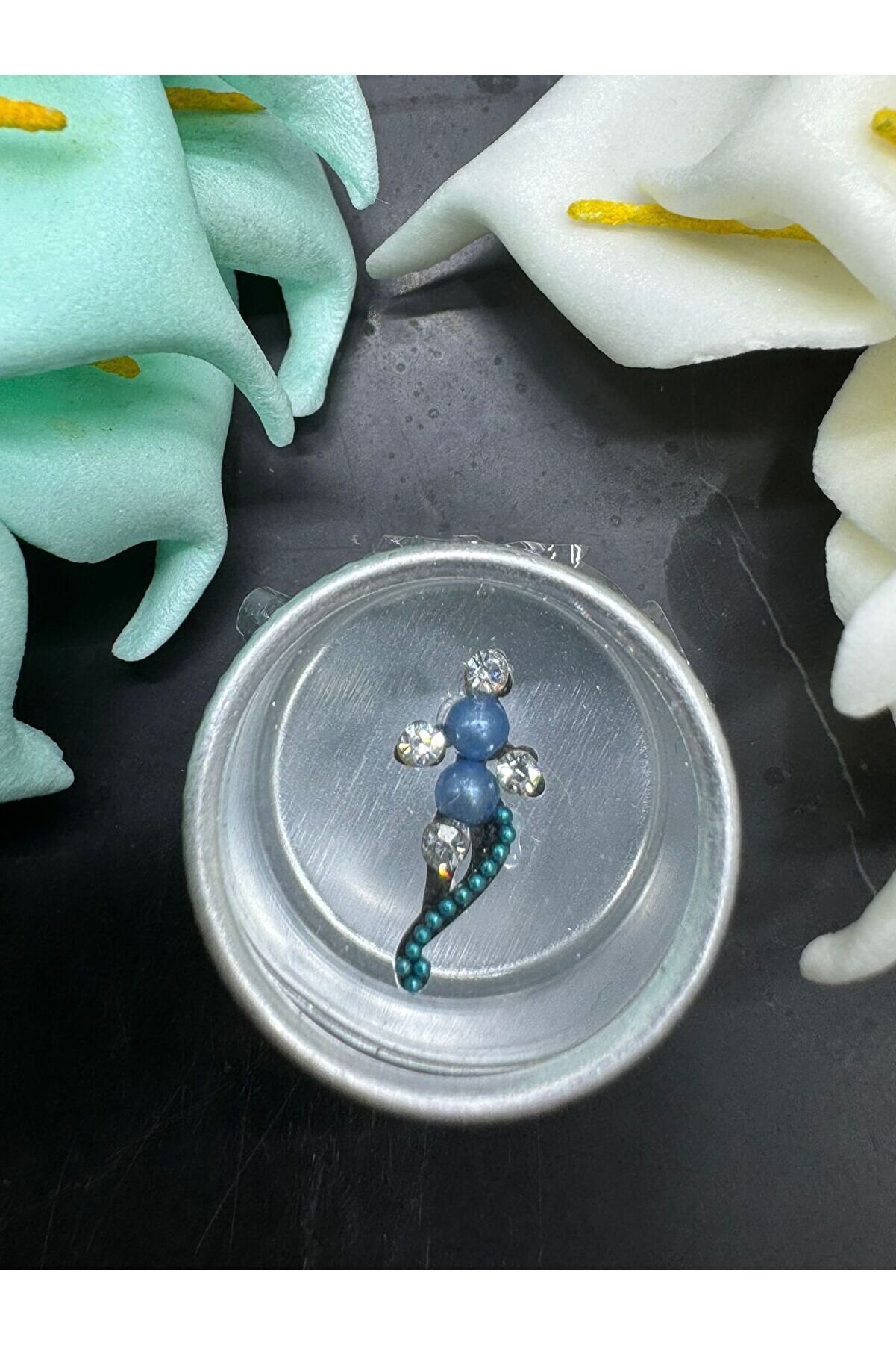 Ai̇rbrush Tattoo Yüz Taşı Face Gems Yapışkan Burun Parmak Hızma Model10